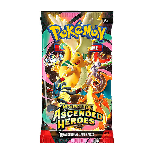 Pokemon Ascended Heroes sobre individual sellado