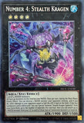 Yugioh! Number 4: Stealth Kragen Brol-En030 1st Edition Secret