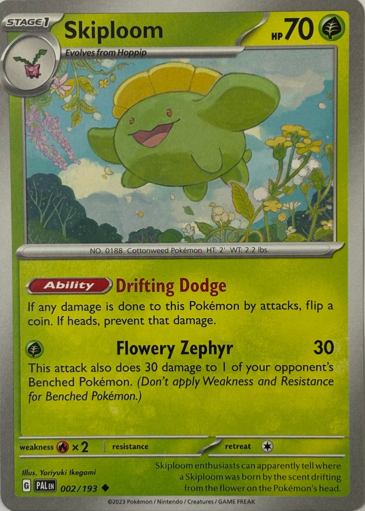 Pokemon Tcg Skiploom 002/193