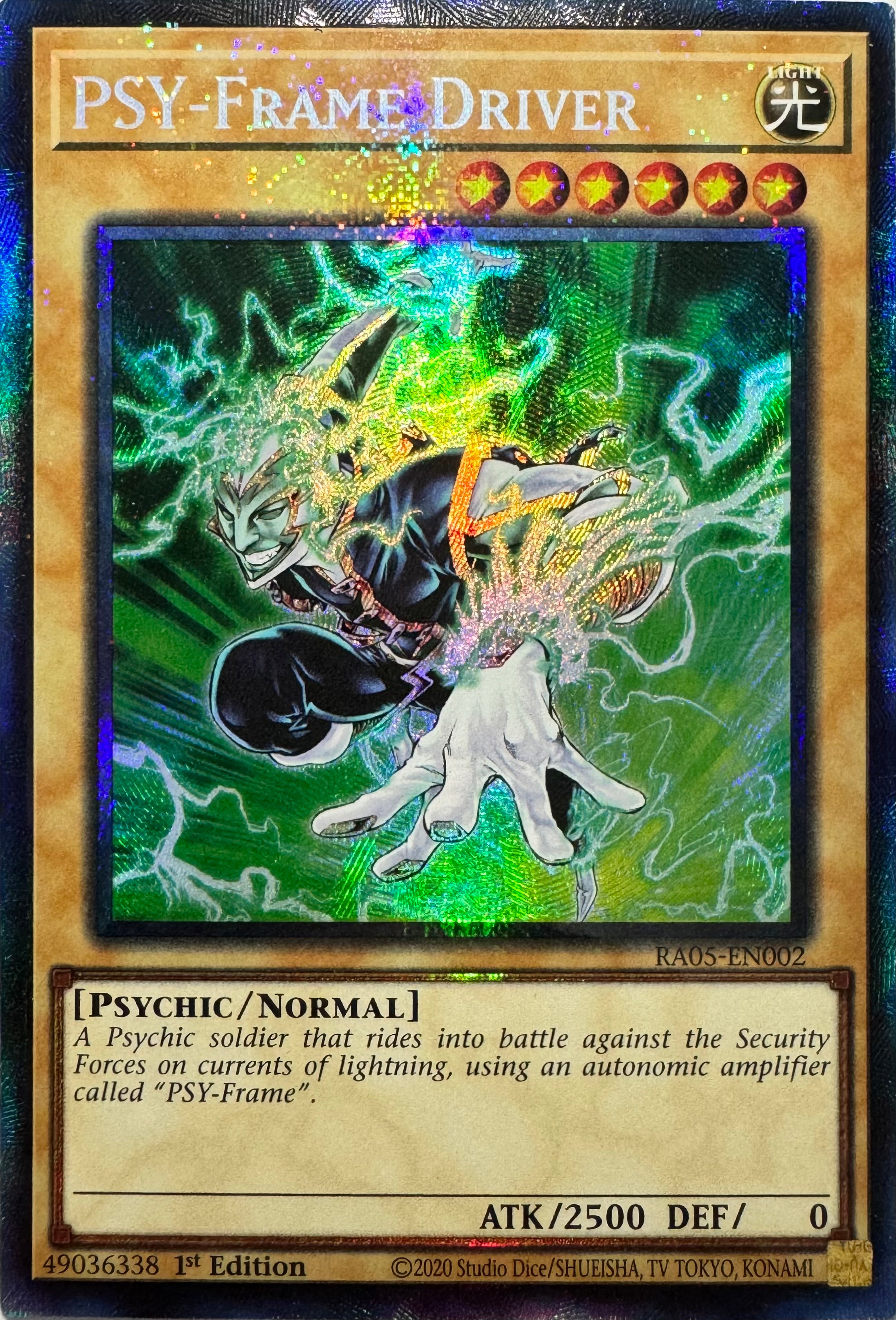 Yugioh! Psy-Frame Driver Ra05-en002 1st Edition Collector