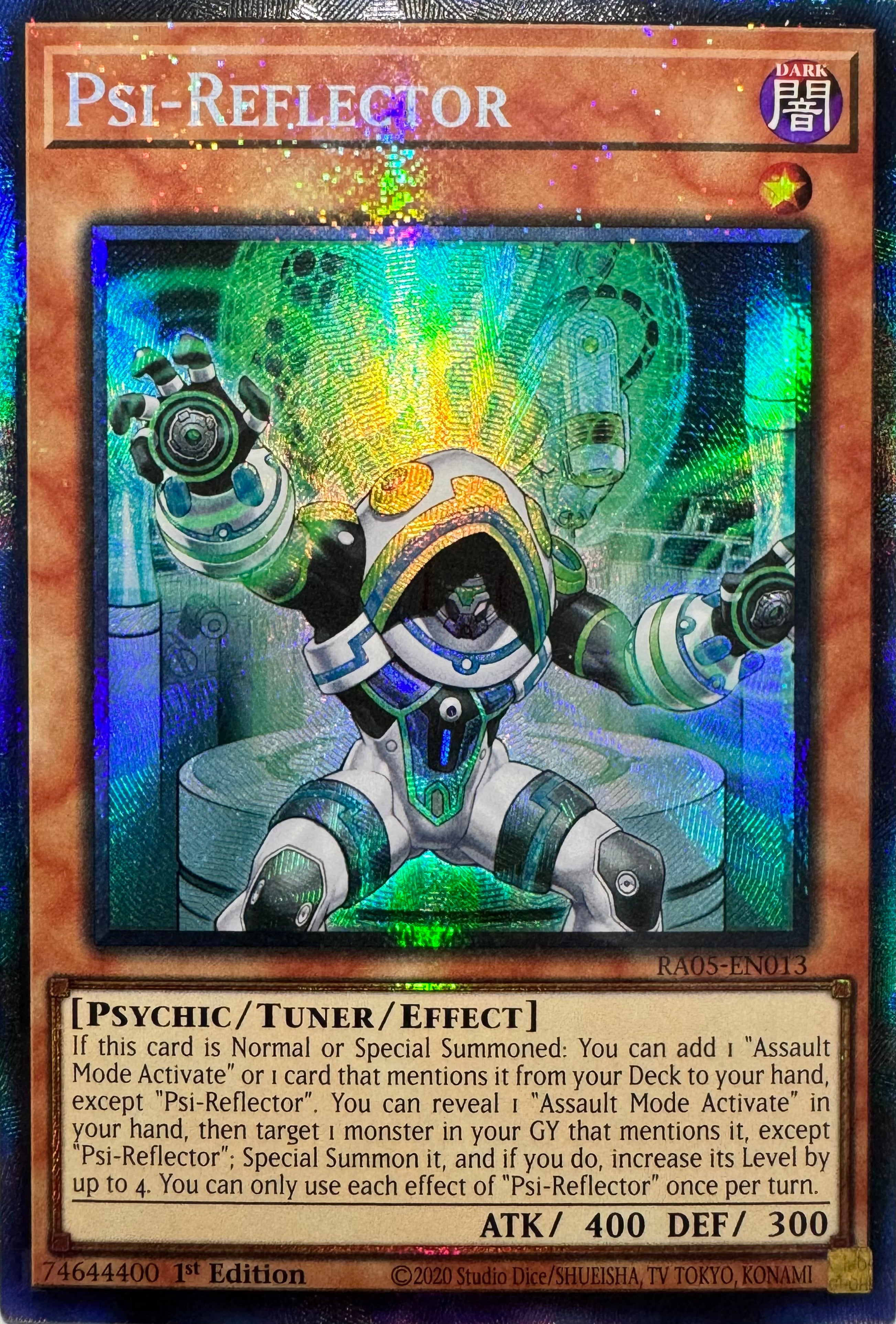 Yugioh! Psi-Reflector Ra05-en013 1st Edition Collector