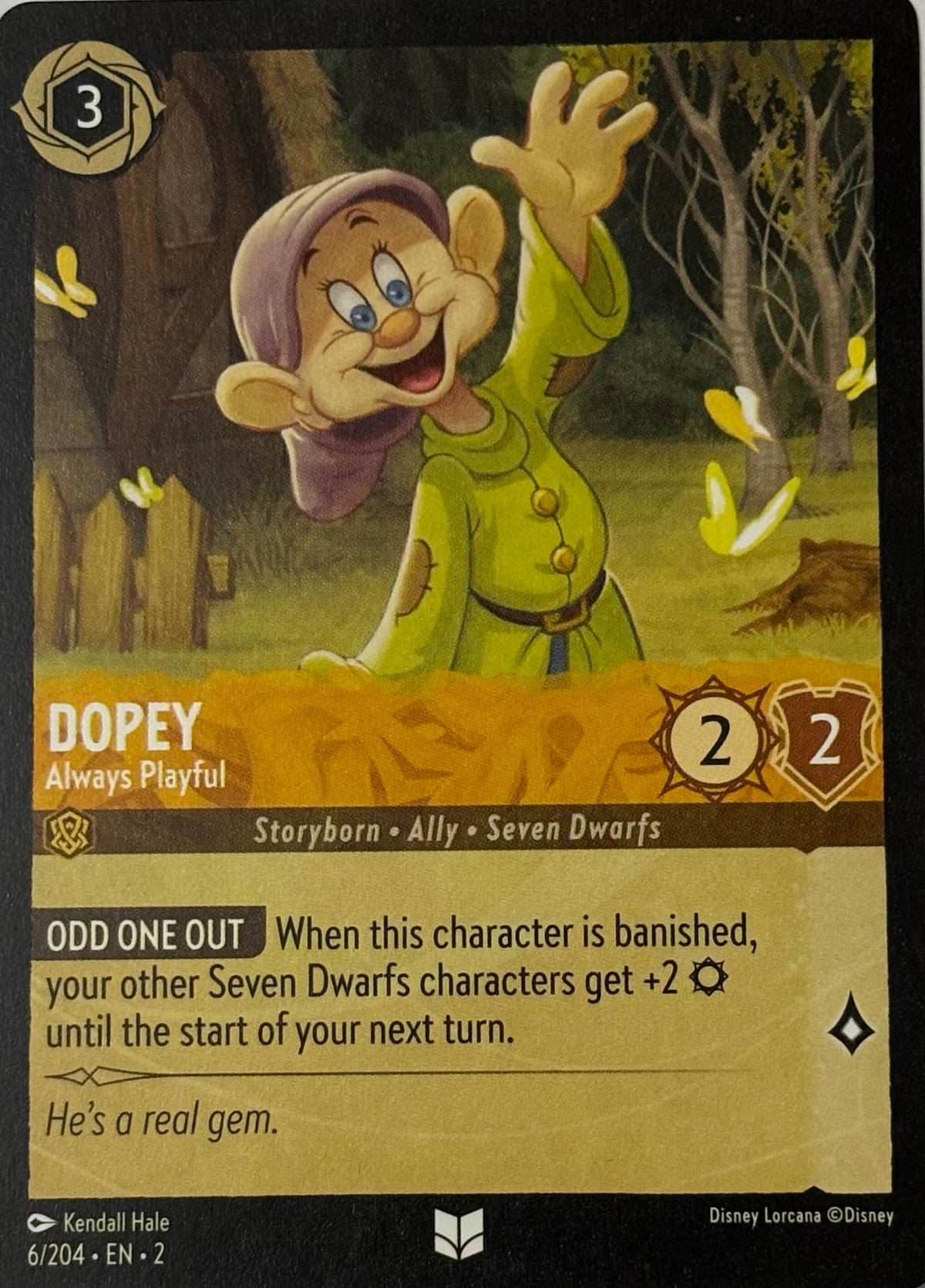 Disney Lorcana Dopey 6/204