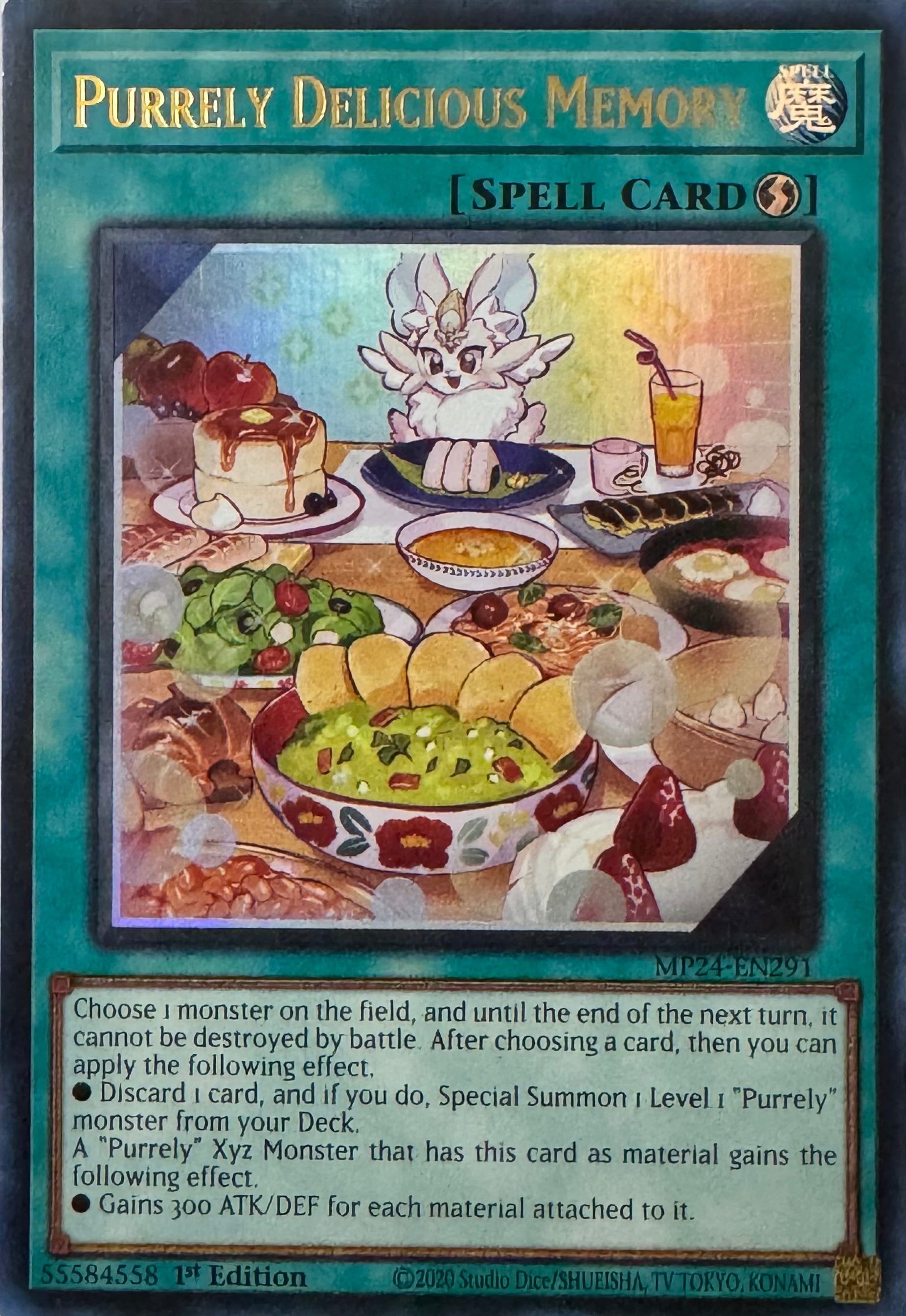 Yugioh! Purrely Delicious Memory Mp24-En291 1st Edition Ultra