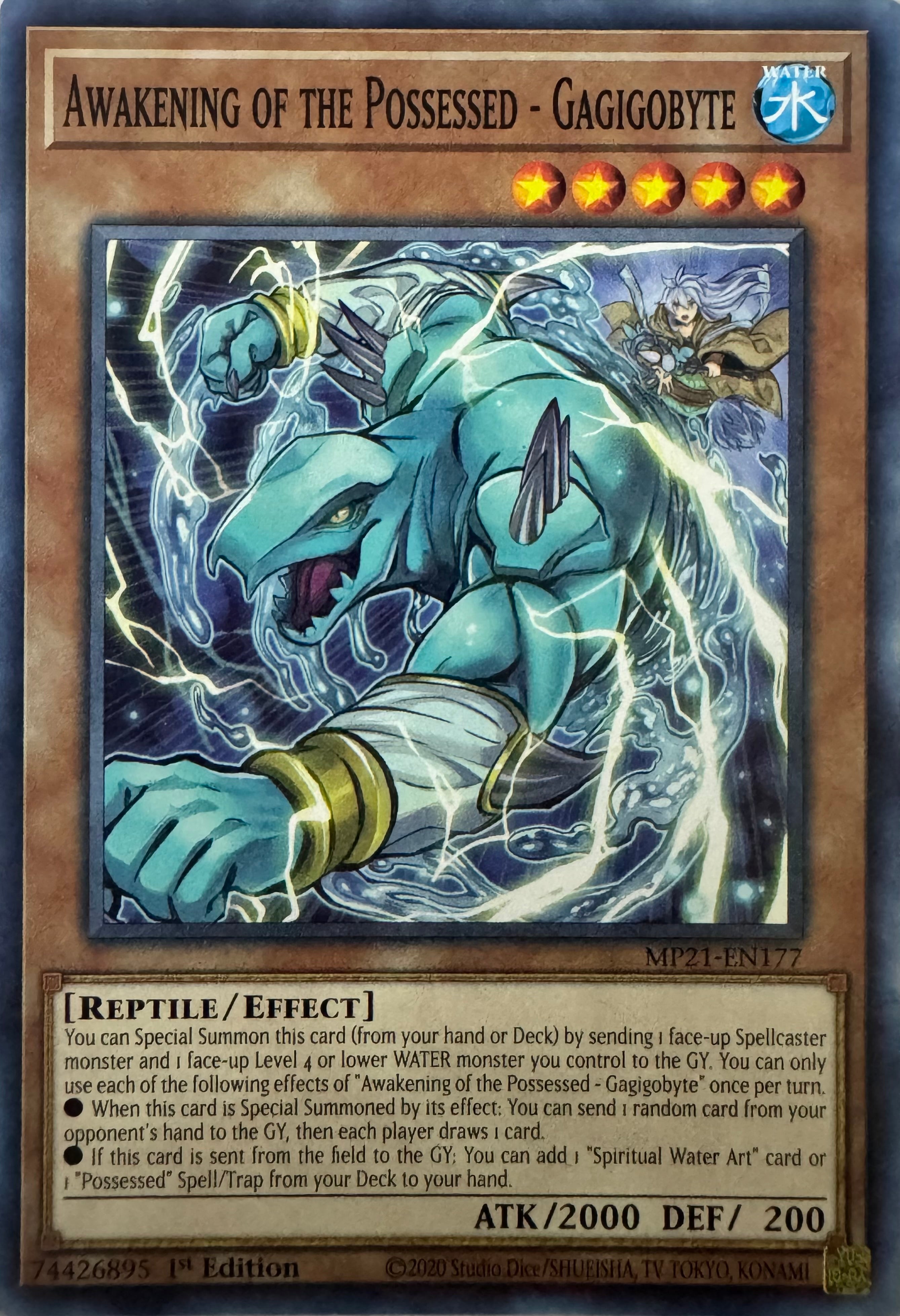 Yugioh! Awekening Of The Possessed - Gagigobyte Mp21-en177 1st Edition