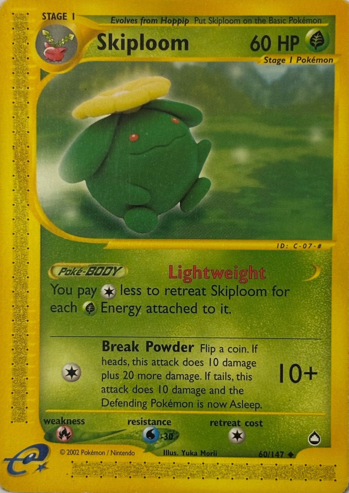 Pokemon Tcg Skiploom 60/147