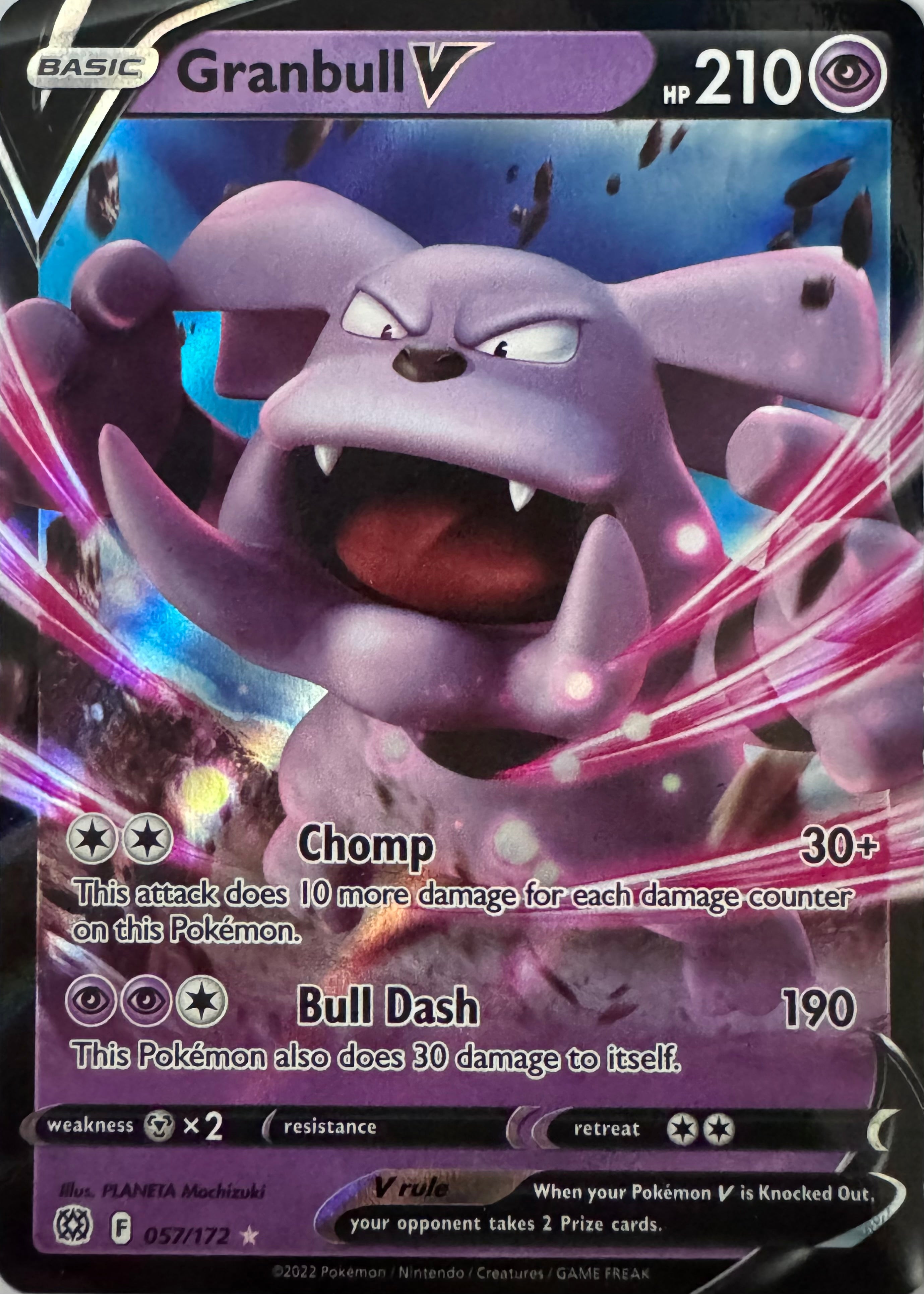 Pokemon Tcg Granbull V 057/172