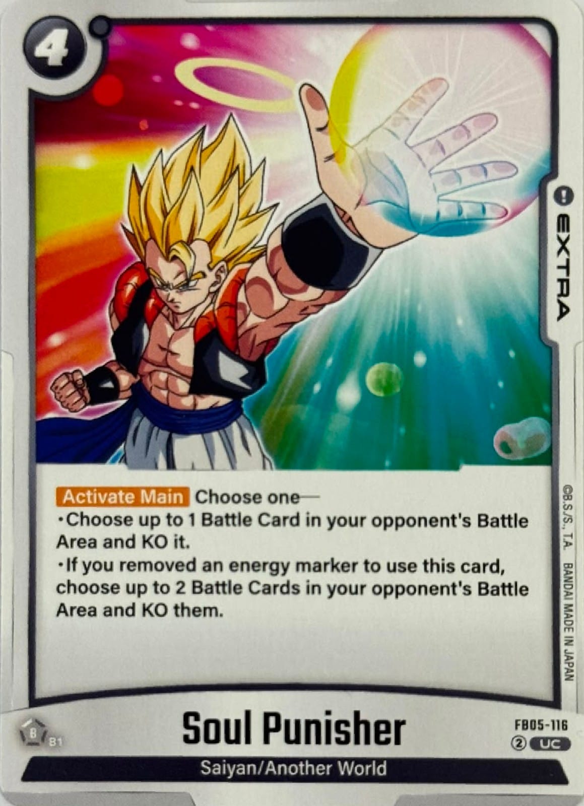 Dragon Ball Tcg Soul Punisher Fb05-116