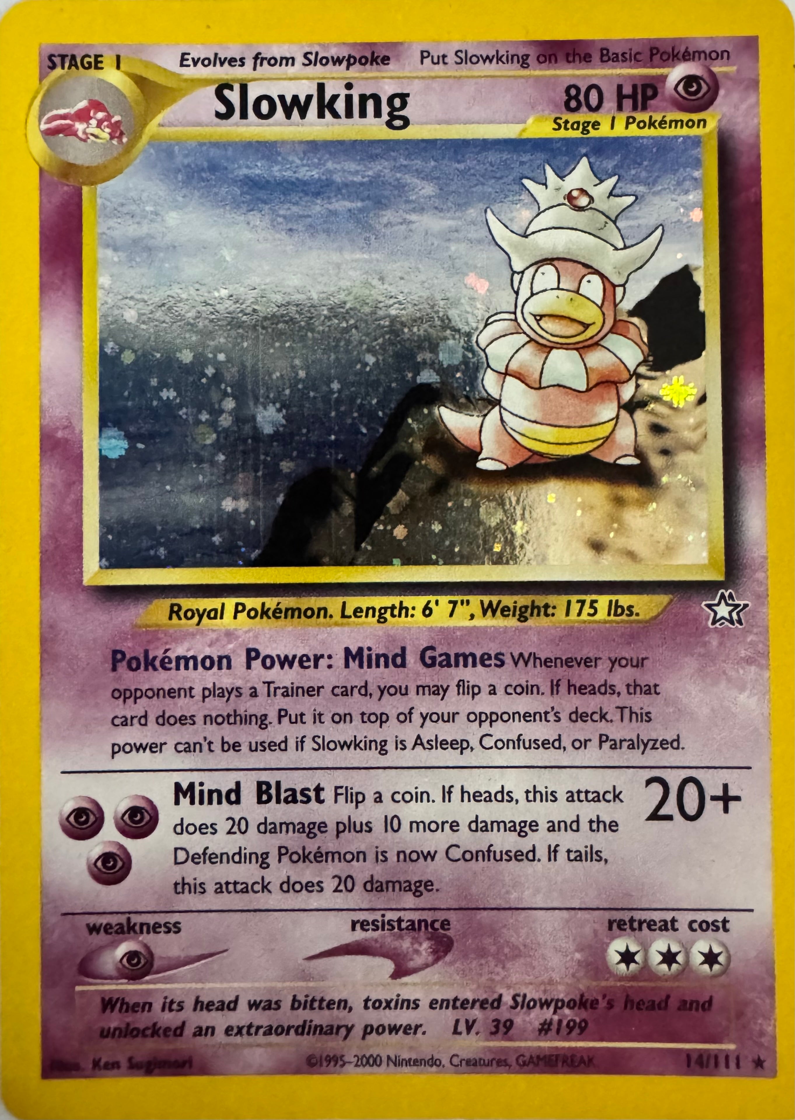 Pokemon Tcg Slowking 14/111 Holo