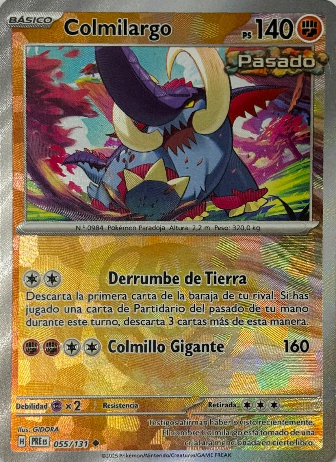 Pokemon Tcg Colmilargo 055/131 (Master ball) Español