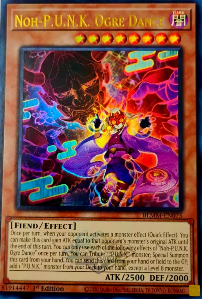Noh-p.u.n.k. Ogre Dance Blmm-en075 Ultra Rare 1st Edition