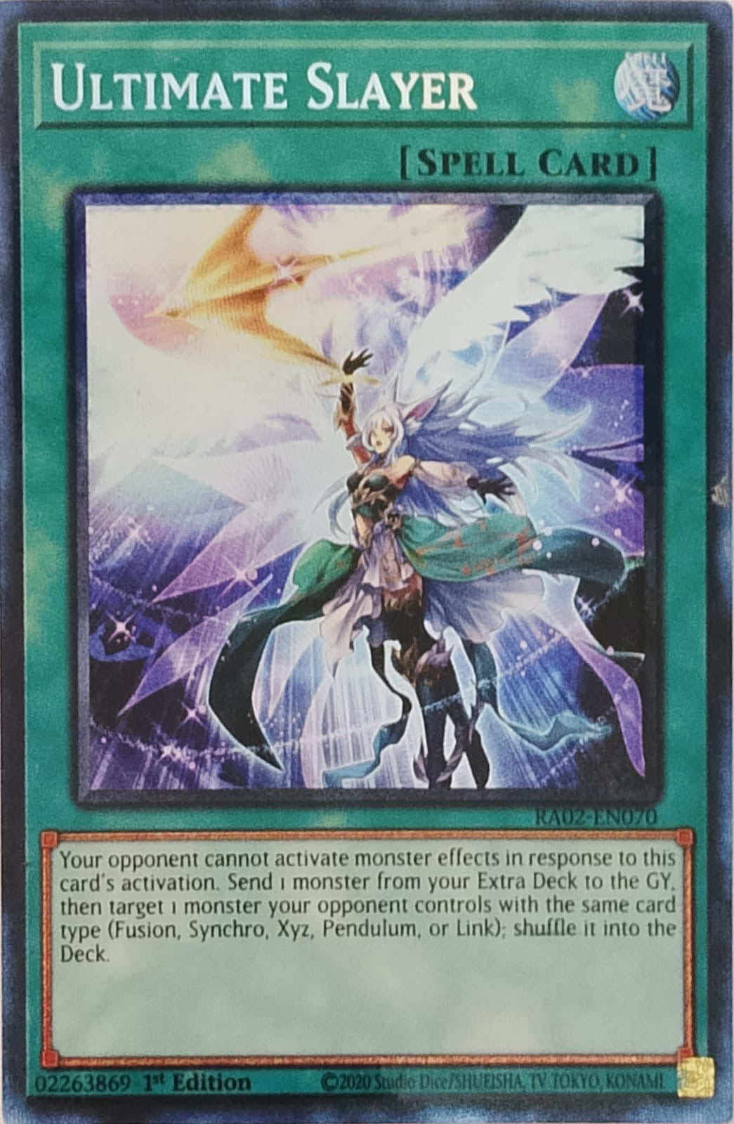 Yugioh! Ultimate Slayer RA02-EN070 1st edition Collector