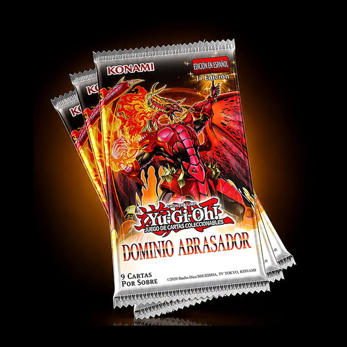 Yu-Gi-Oh Blazing Dominion sobre sellado — CatPops