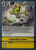 Digimon Tcg Impulse Memory Boost! Bt10-100