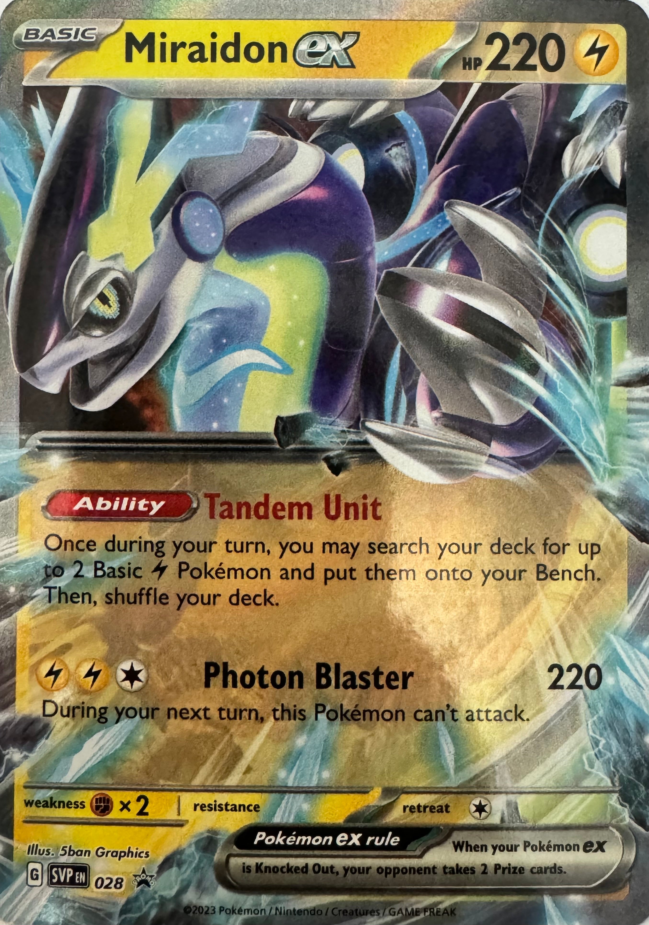 Pokémon Tcg Miraidon Ex 028