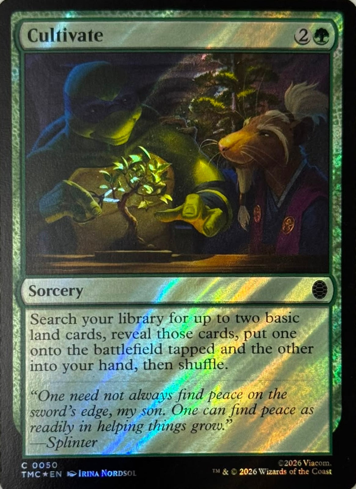 Magic Tcg Cultivate 0050 Foil