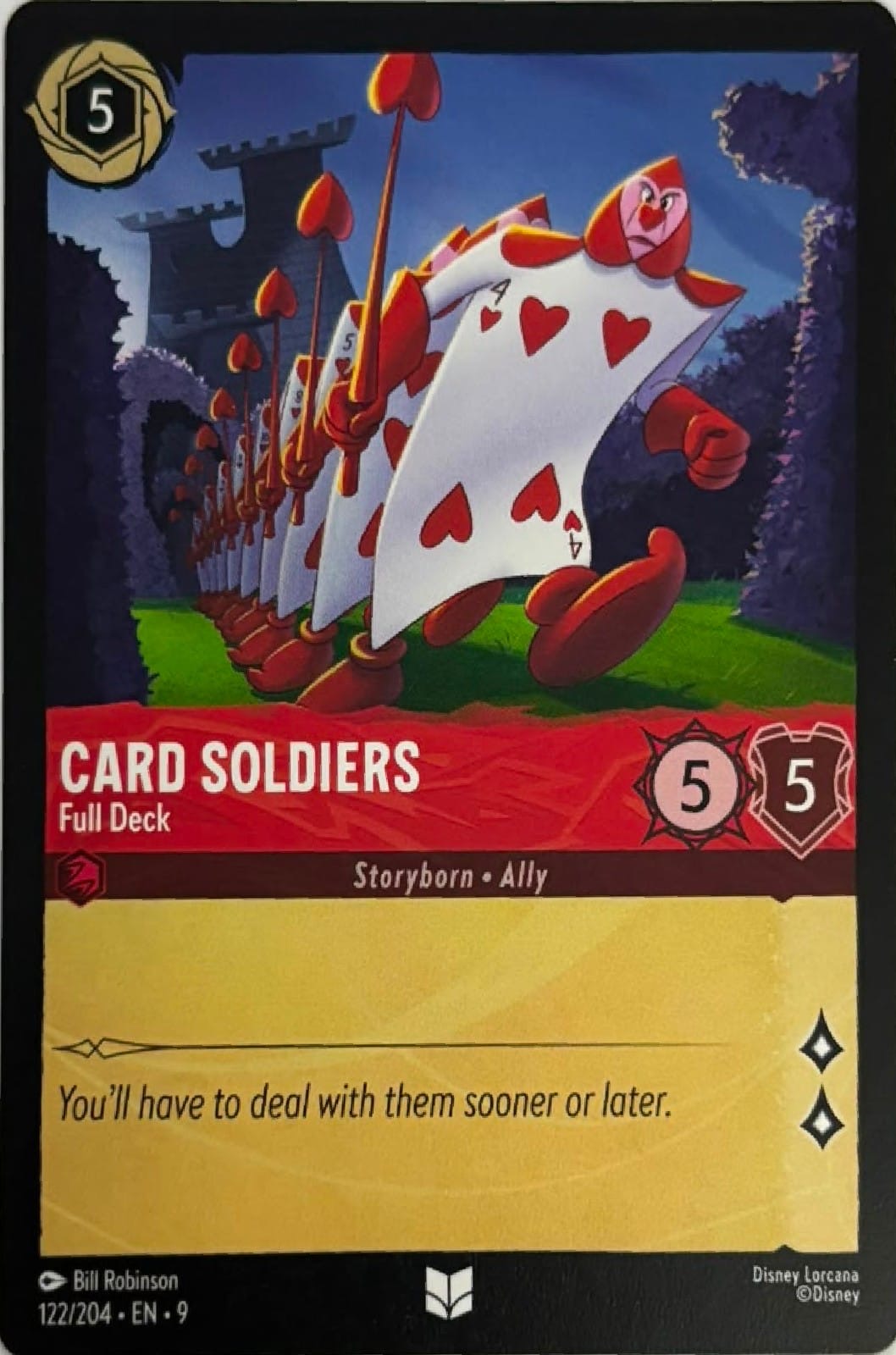 Disney Lorcana Card Soldiers 122/204