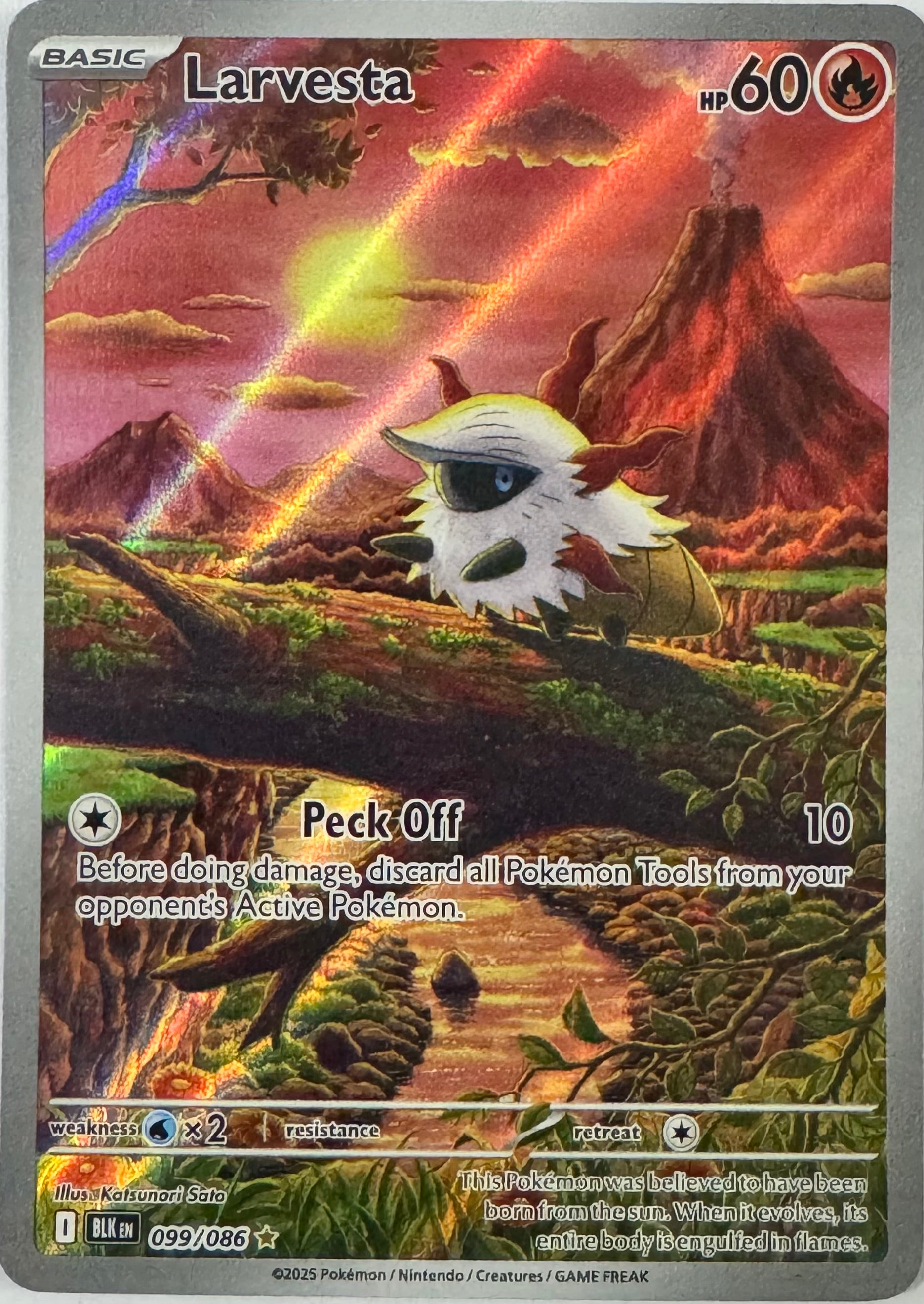 Pokemon Tcg Larvesta 099/086