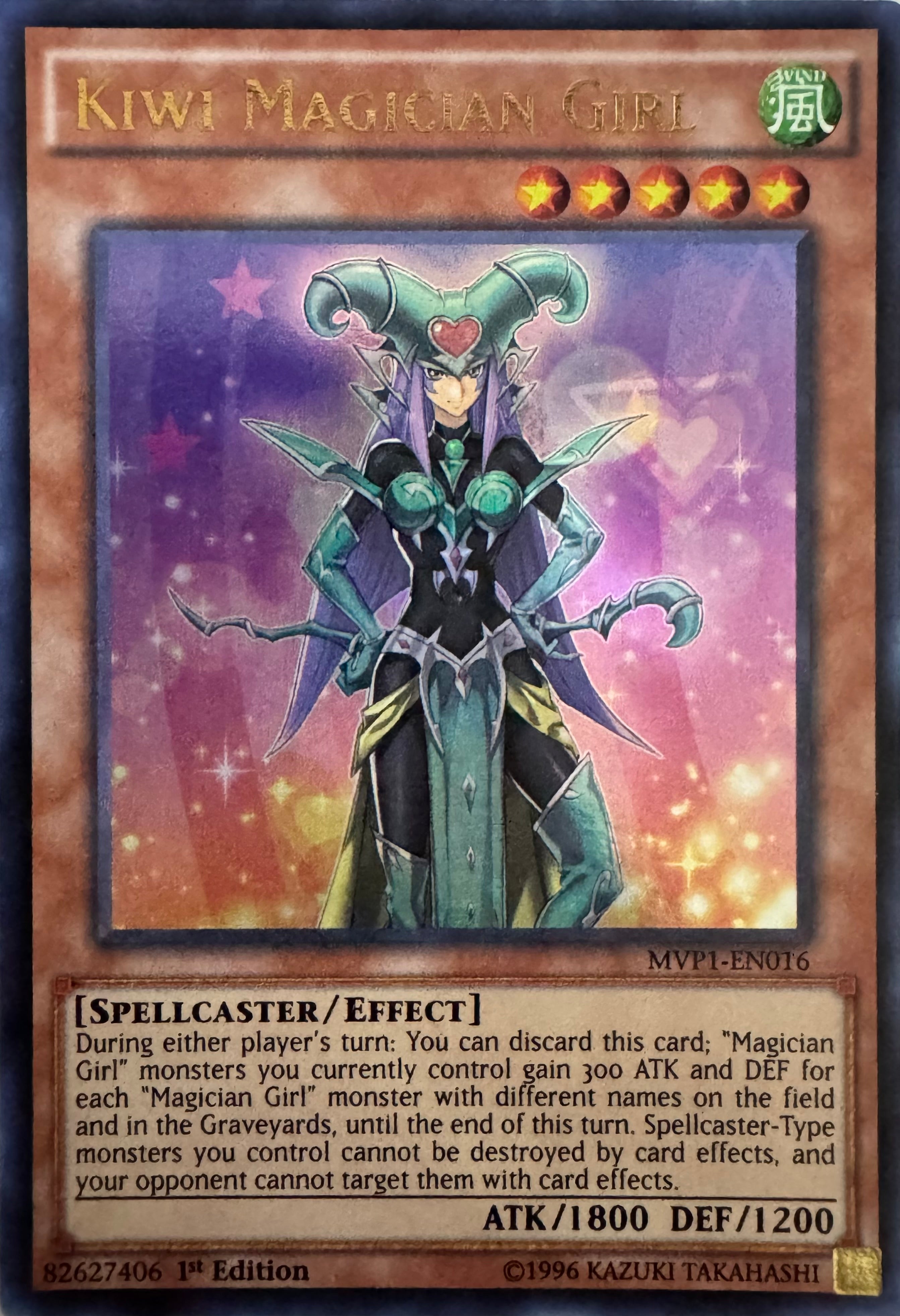 Yugioh! Kiwi Magician Girl Mvp1-En016 1st Edition Ultra