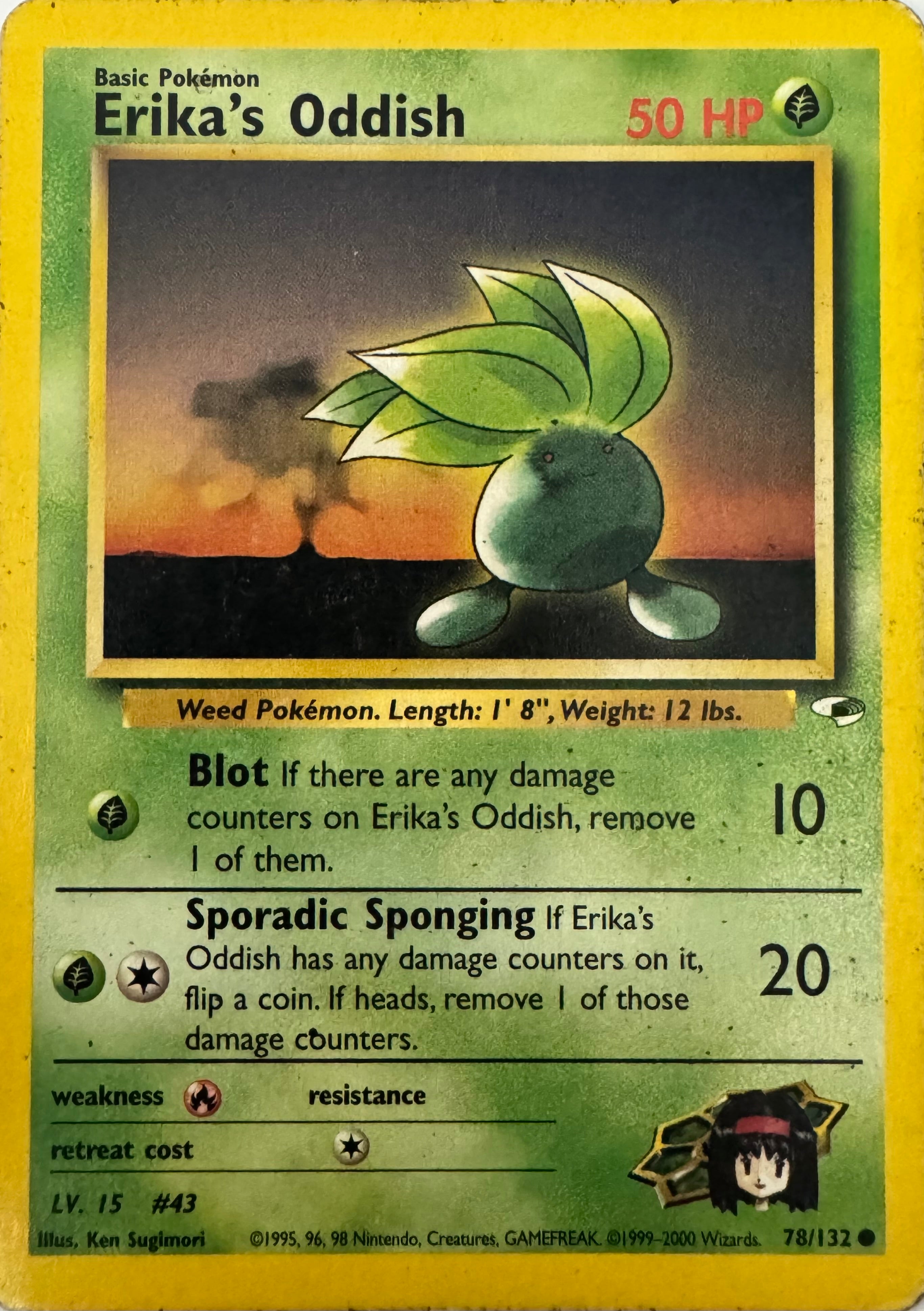 Pokémon Tcg Erika’s Oddish 78/132