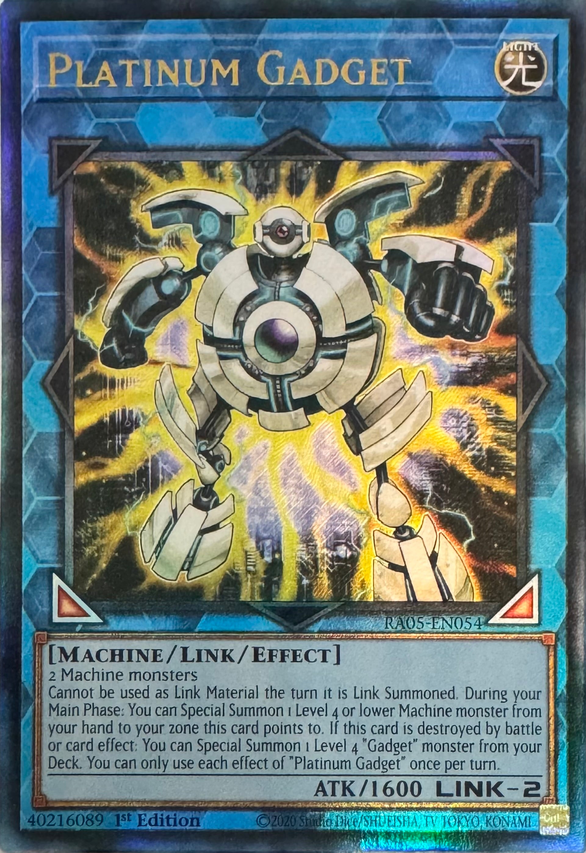Yugioh! Platinum Gadget Ra05-en054 1st Edition Ultimate