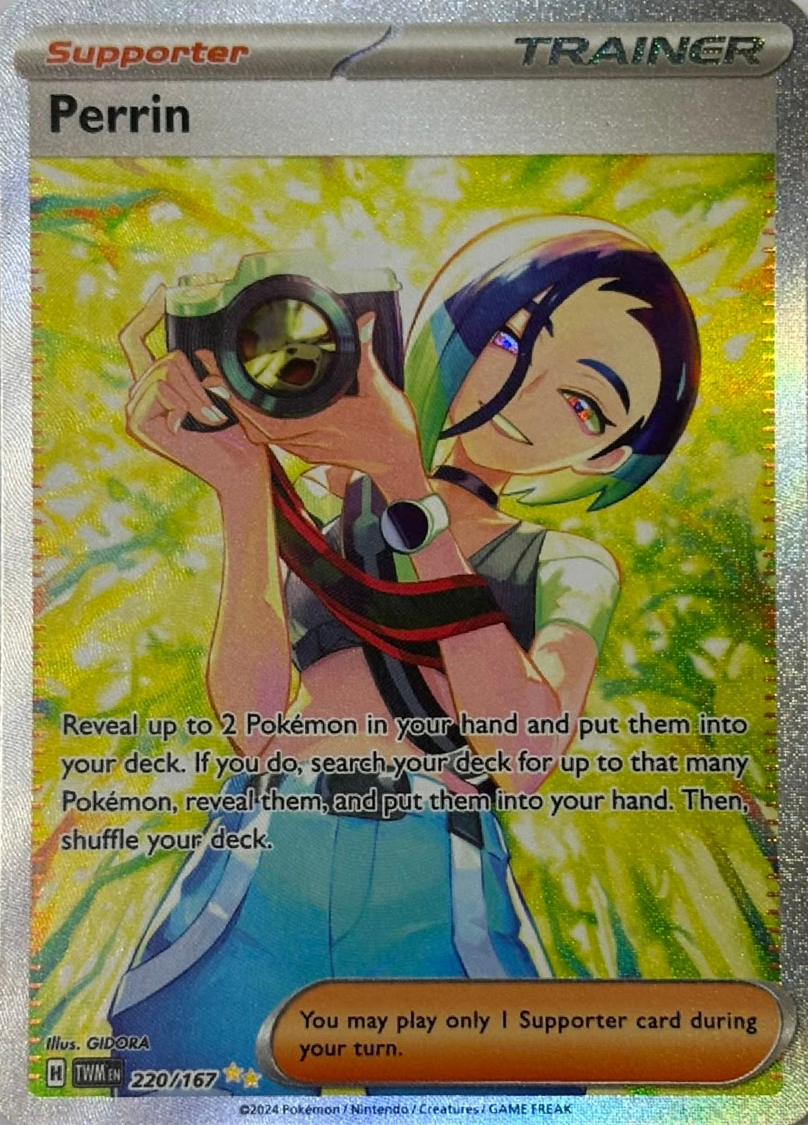Pokemon Tcg Perrin 220/167