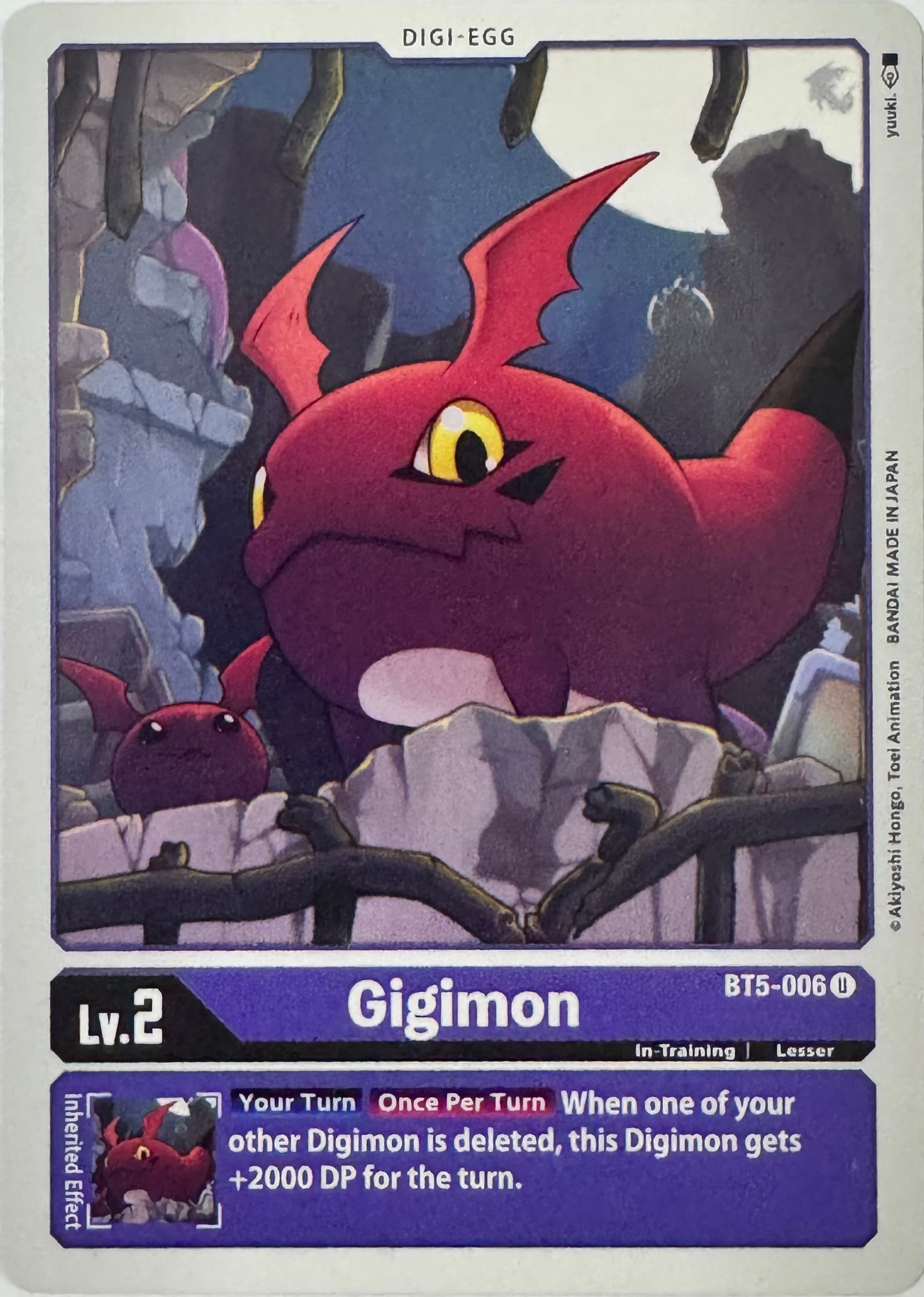 Digimon Tcg Gigimon Bt5-006