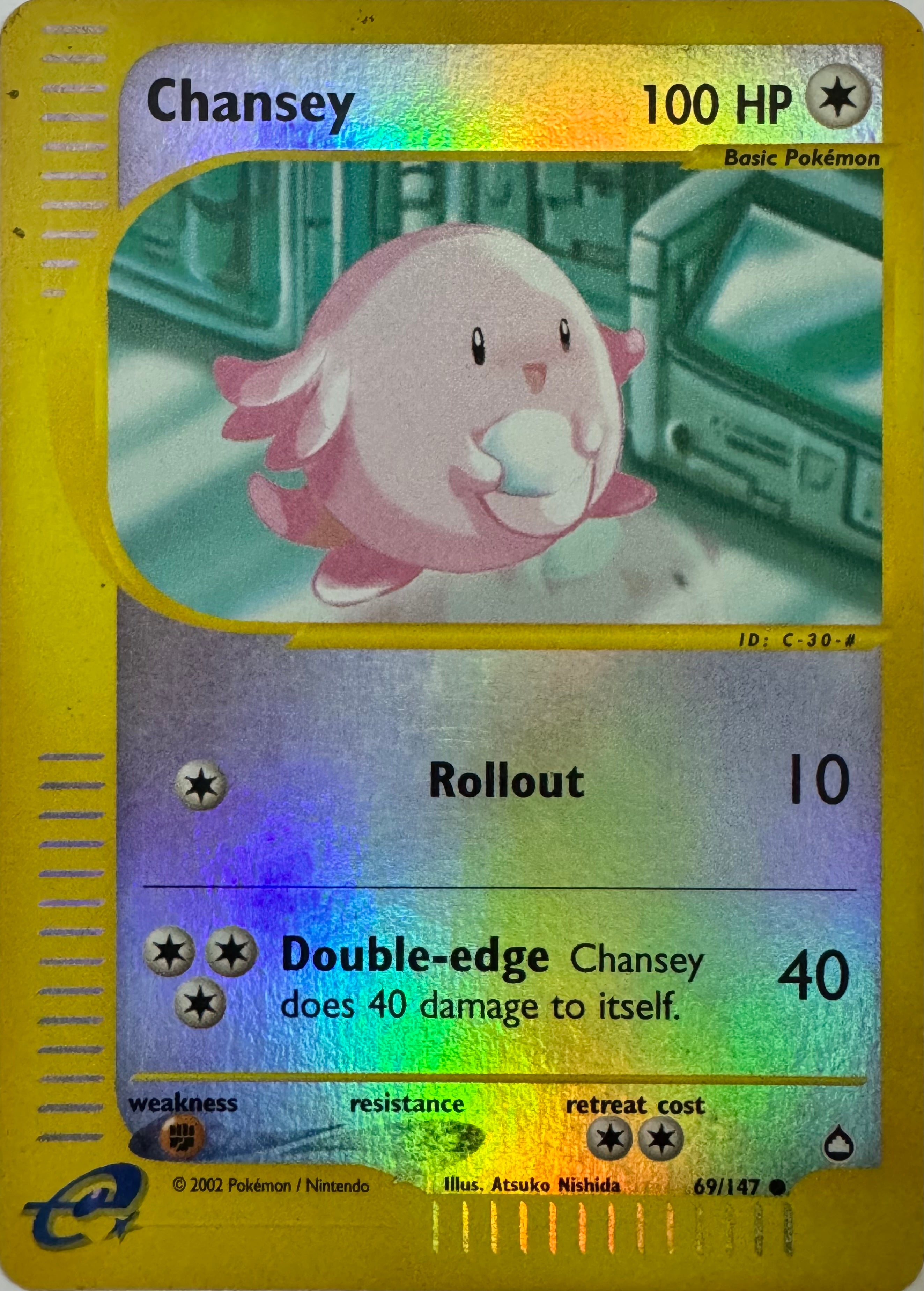Pokémon Tcg Chansey 69/147 Reverse