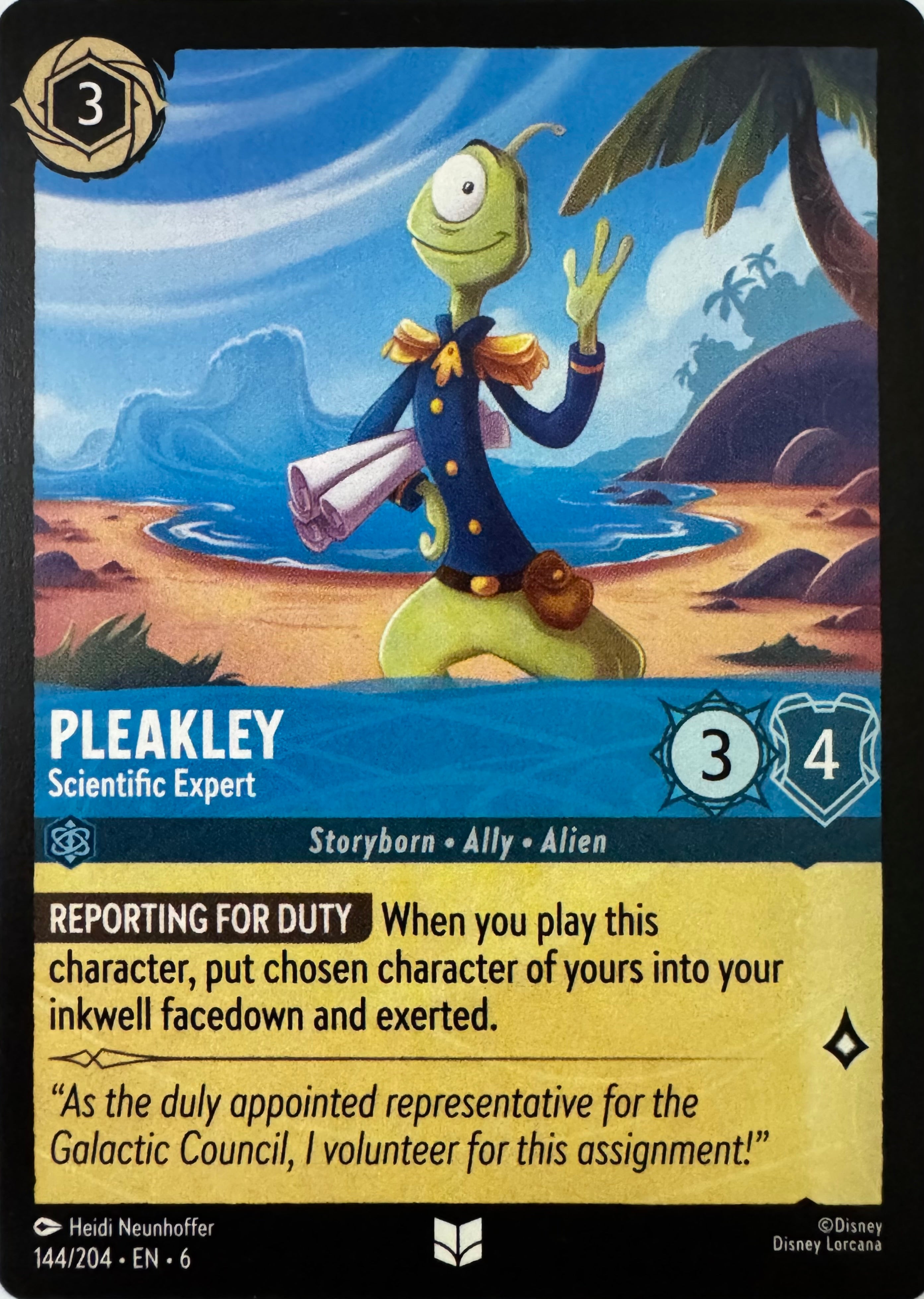 Disney Lorcana Pleakley 144/204