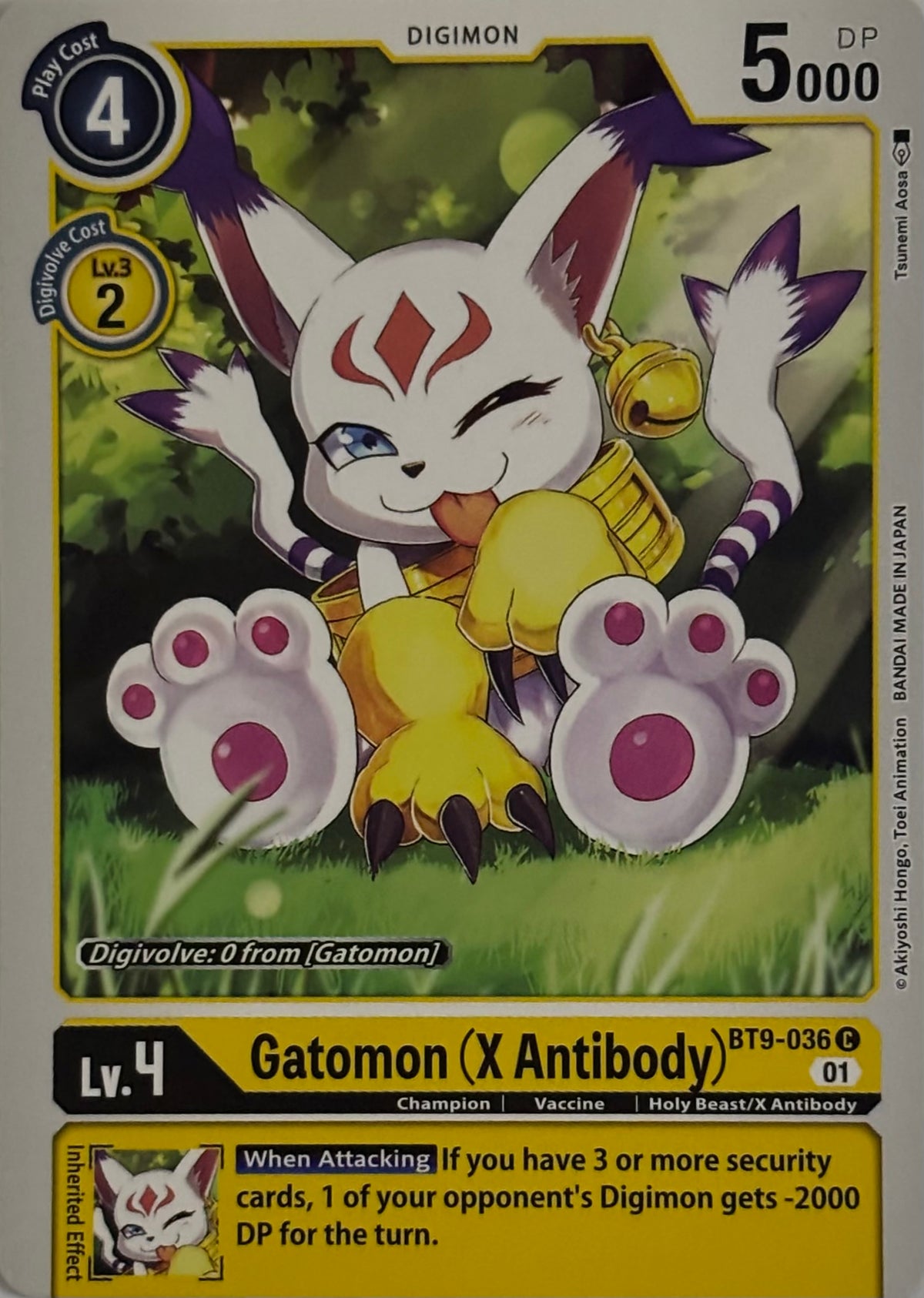 Digimon Tcg Gatomon (X Antibody) Bt9-036