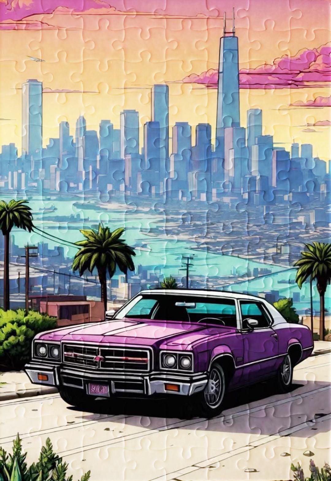 Rompecabezas Grand Theft Auto: Vice City 120 piezas