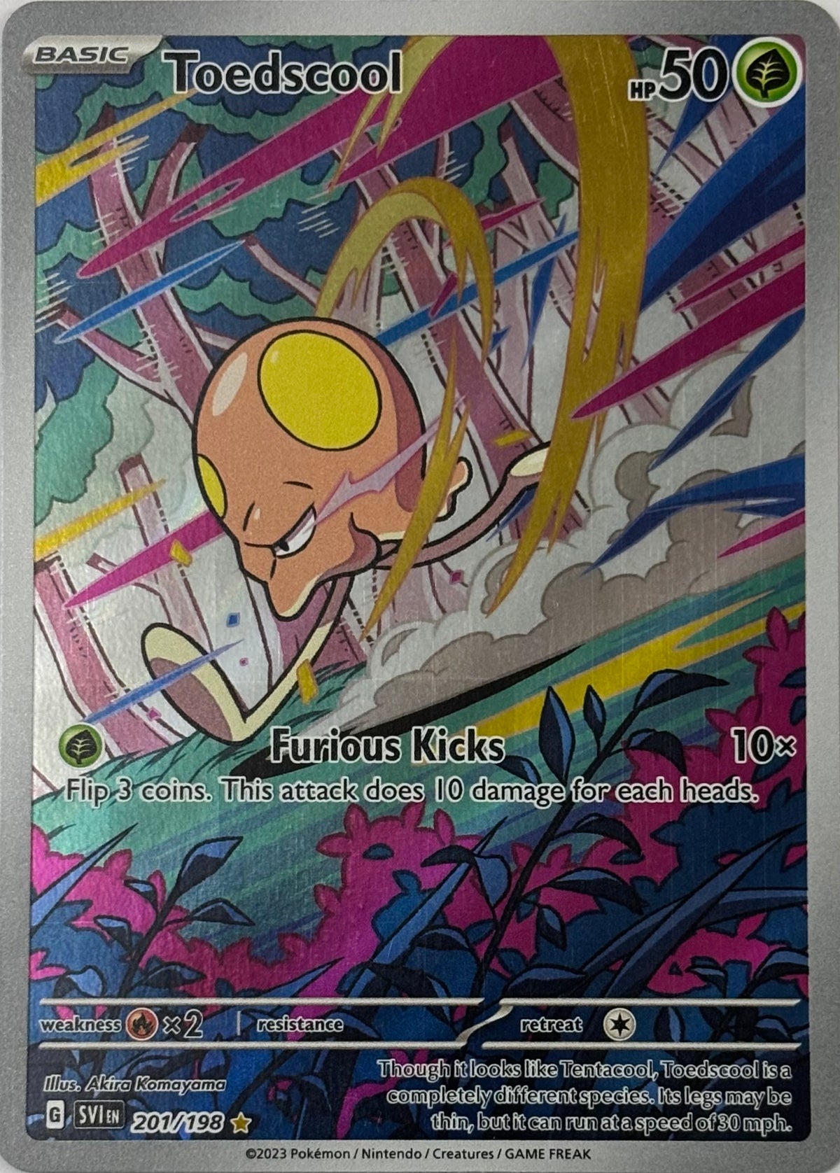 Pokemon Tcg Toedscool 201/198 Illustration