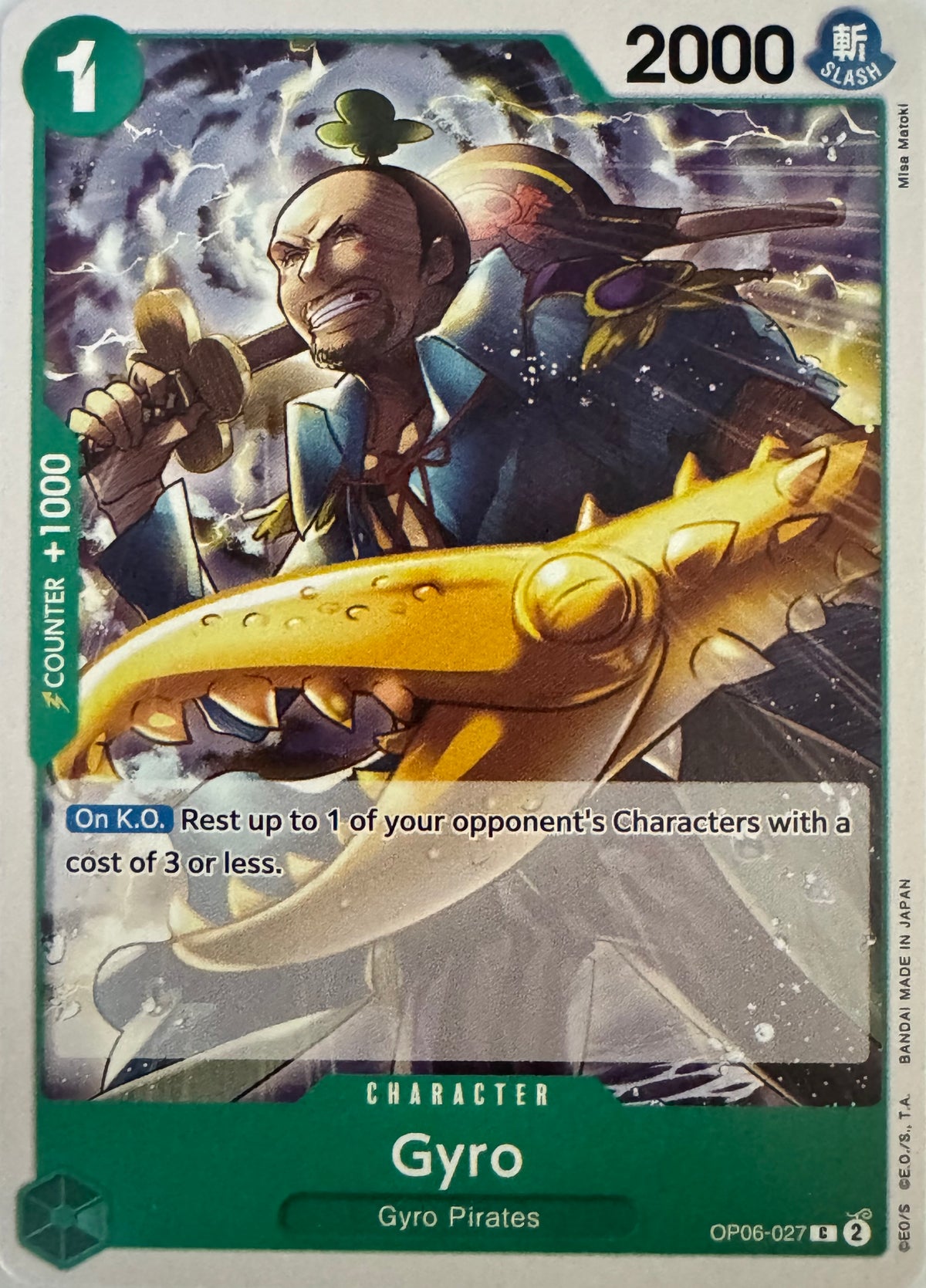One Piece Tcg Gyro Op06-027