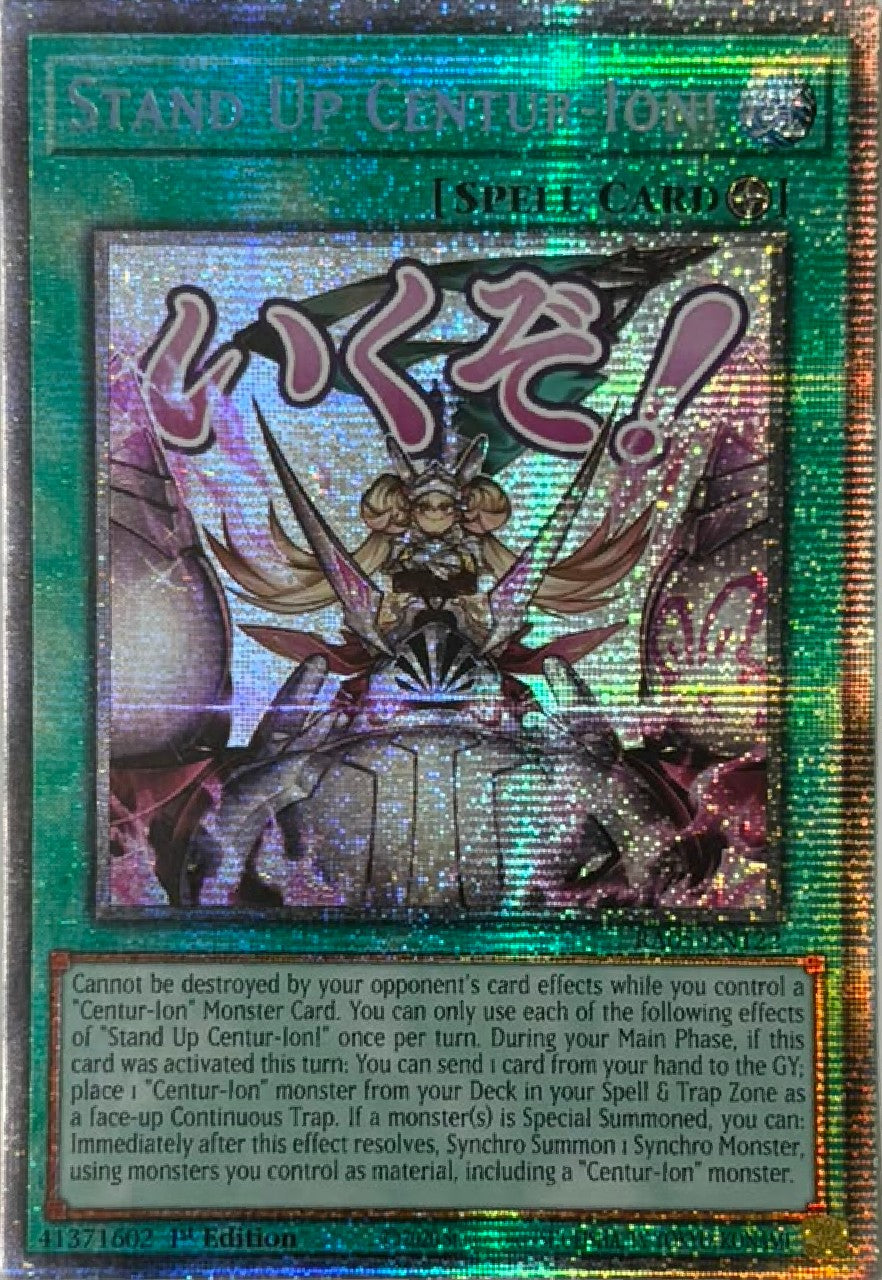 Yugioh! Stand Up Centur-Ion! Ra05-en122 1st edition Starlight