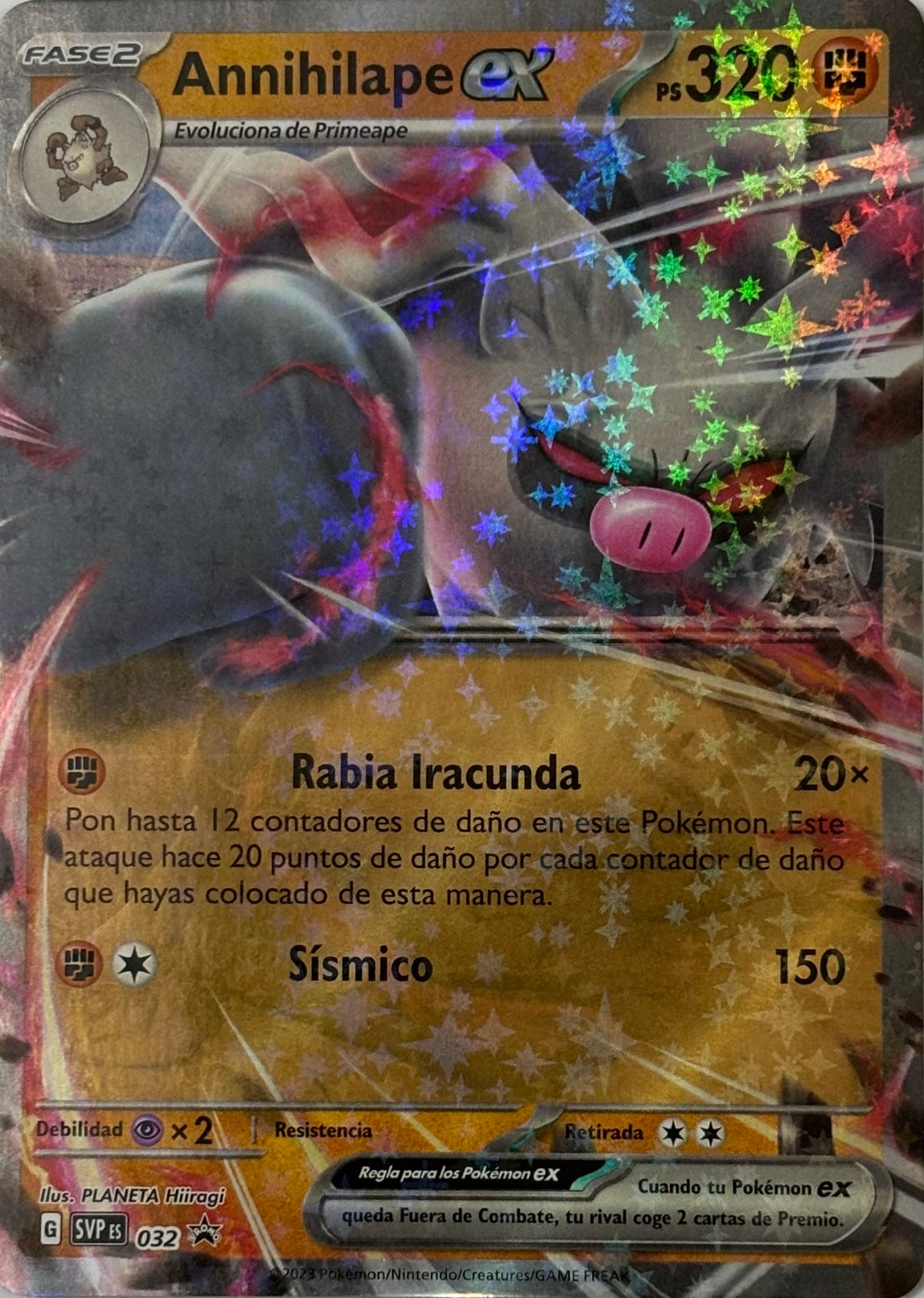 Pokemon Tcg Annihilape ex 032 Promo (Español)Ultra rare