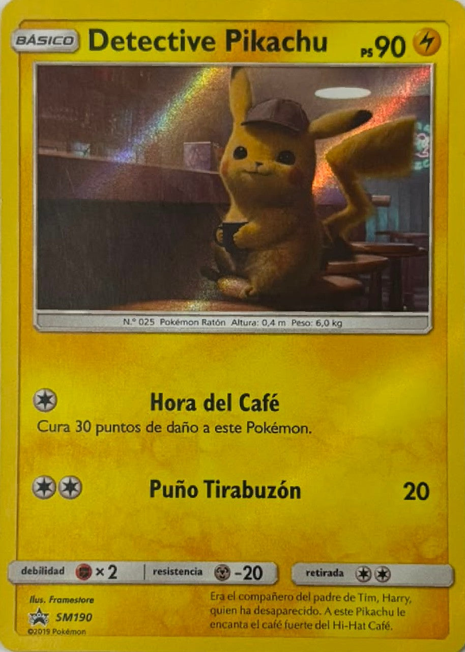 Pokemon Tcg Detective Pikachu Sm190 Holo (Español)