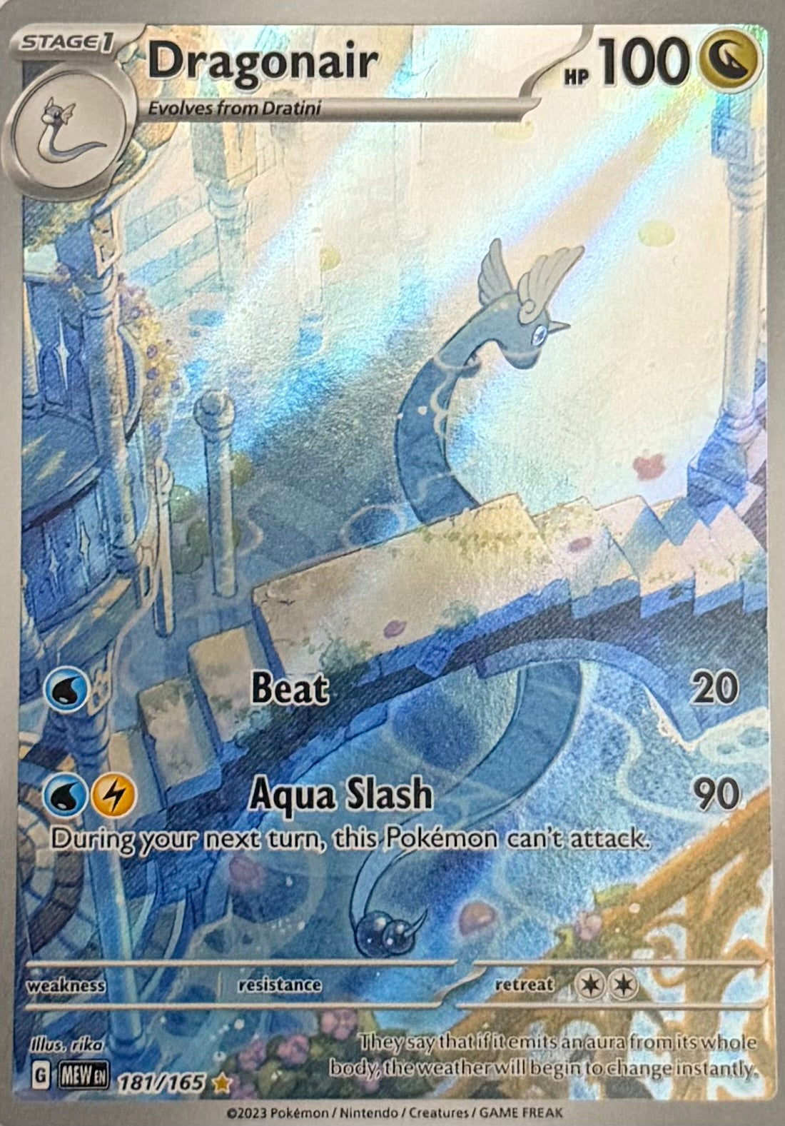 Pokemon Tcg Dragonair 181/165