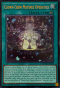 Yugioh! Clown Crew Matinee Operatics Mamo-en110 1st edition Ultra rare