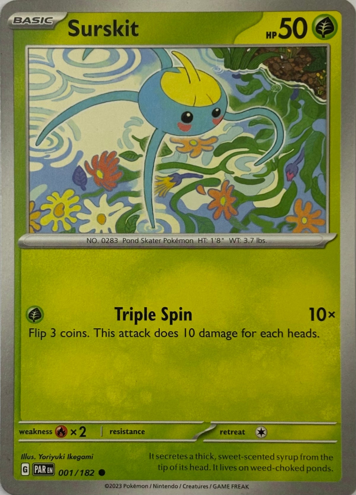 Pokemon Tcg Surskit 001/182
