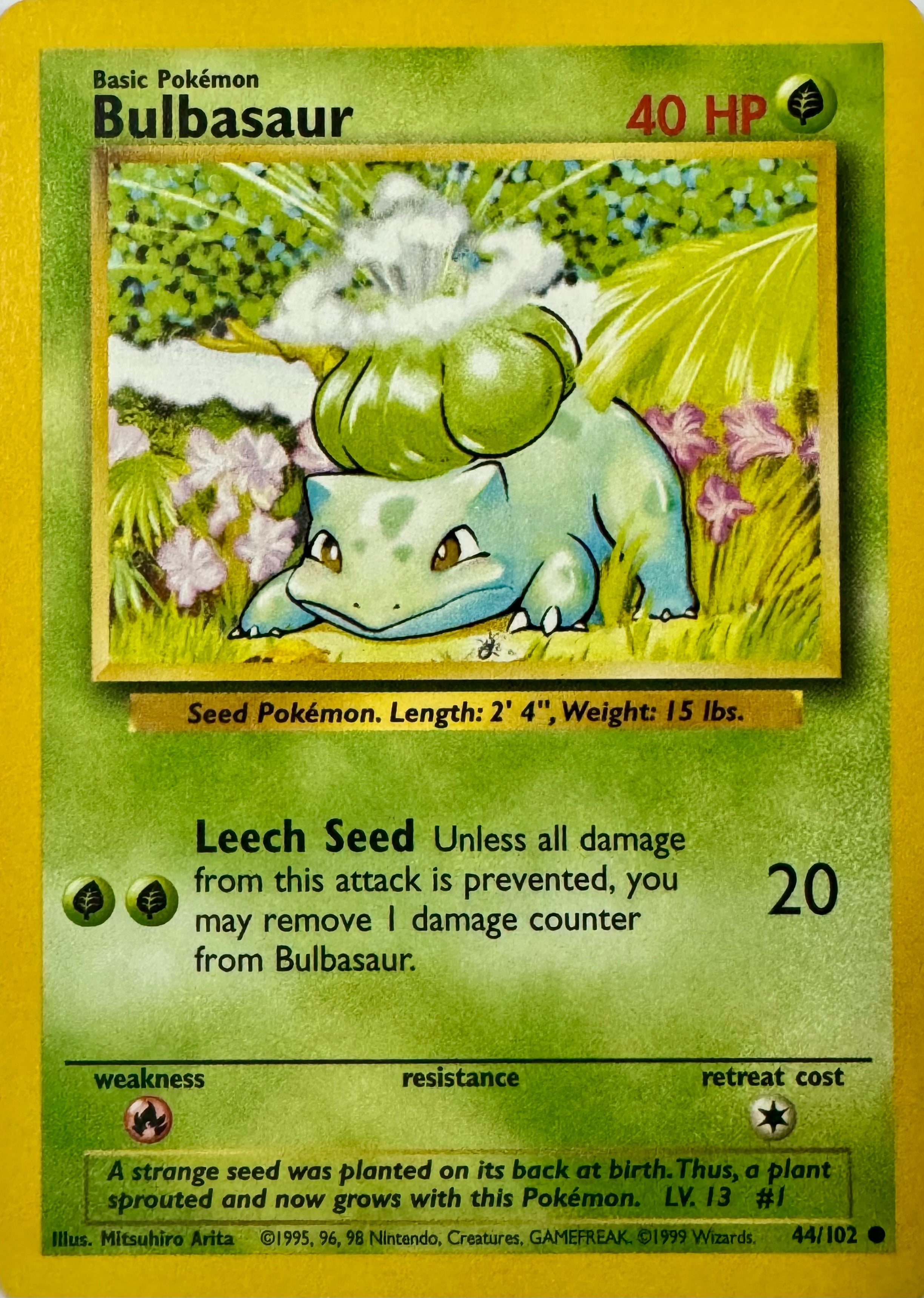 Pokémon Tcg Bulbasaur 44/102