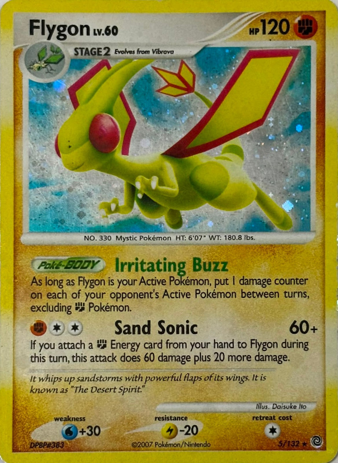 Pokemon Tcg Flygon 5/132 Holofoil