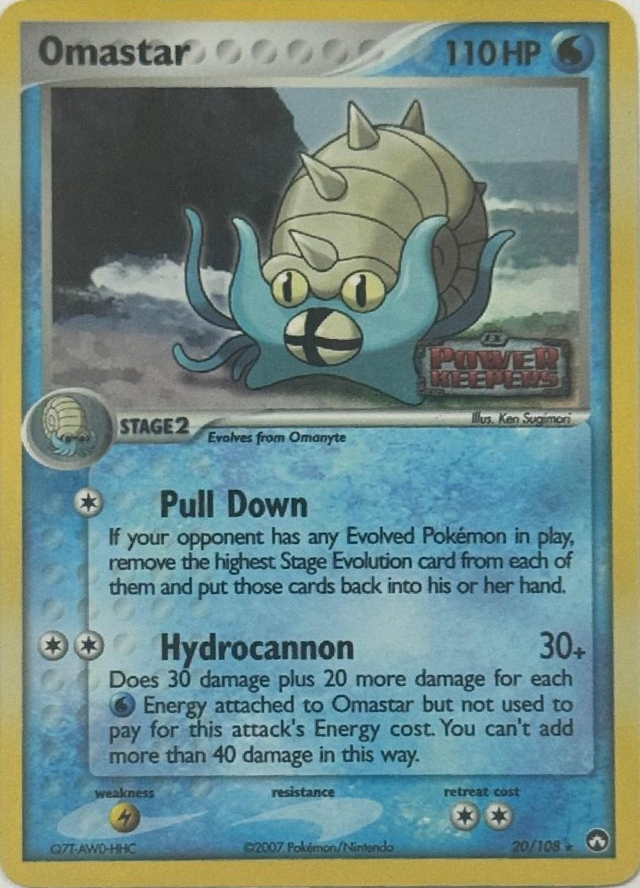 Pokemon Tcg Omastar 20/108 (Power Keepers)