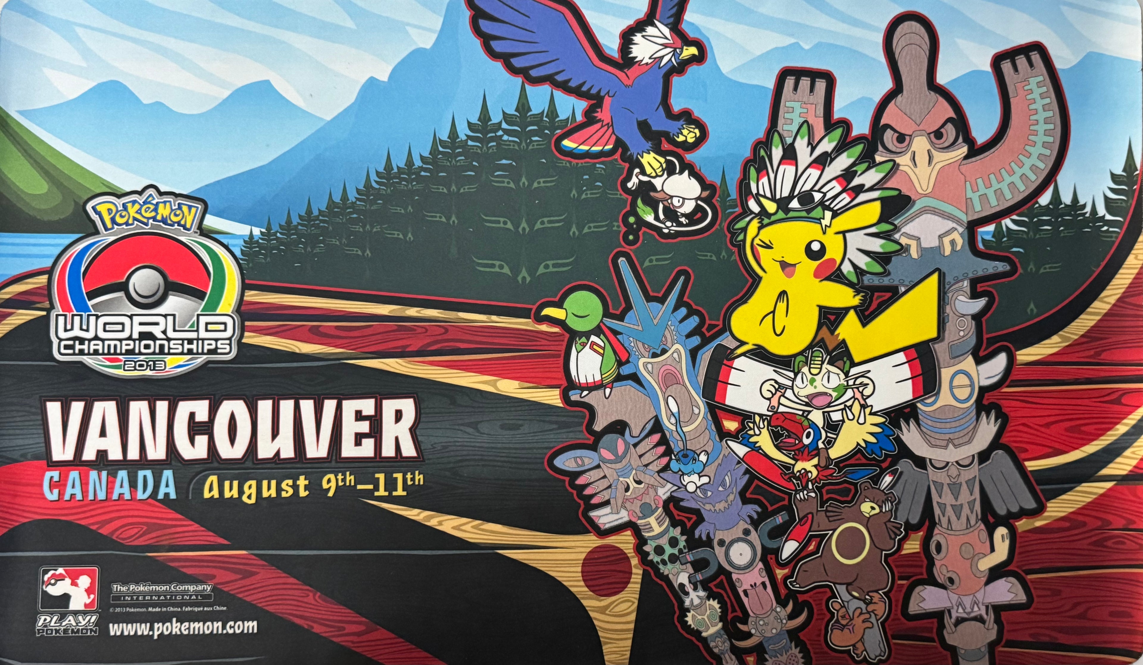 Playmat De Worlchampionships 2013 Vancouver Canada