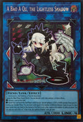 Yugioh! A Bao A Qu, The Lightless Shadow Mamo-en038 1st edition Secret rare