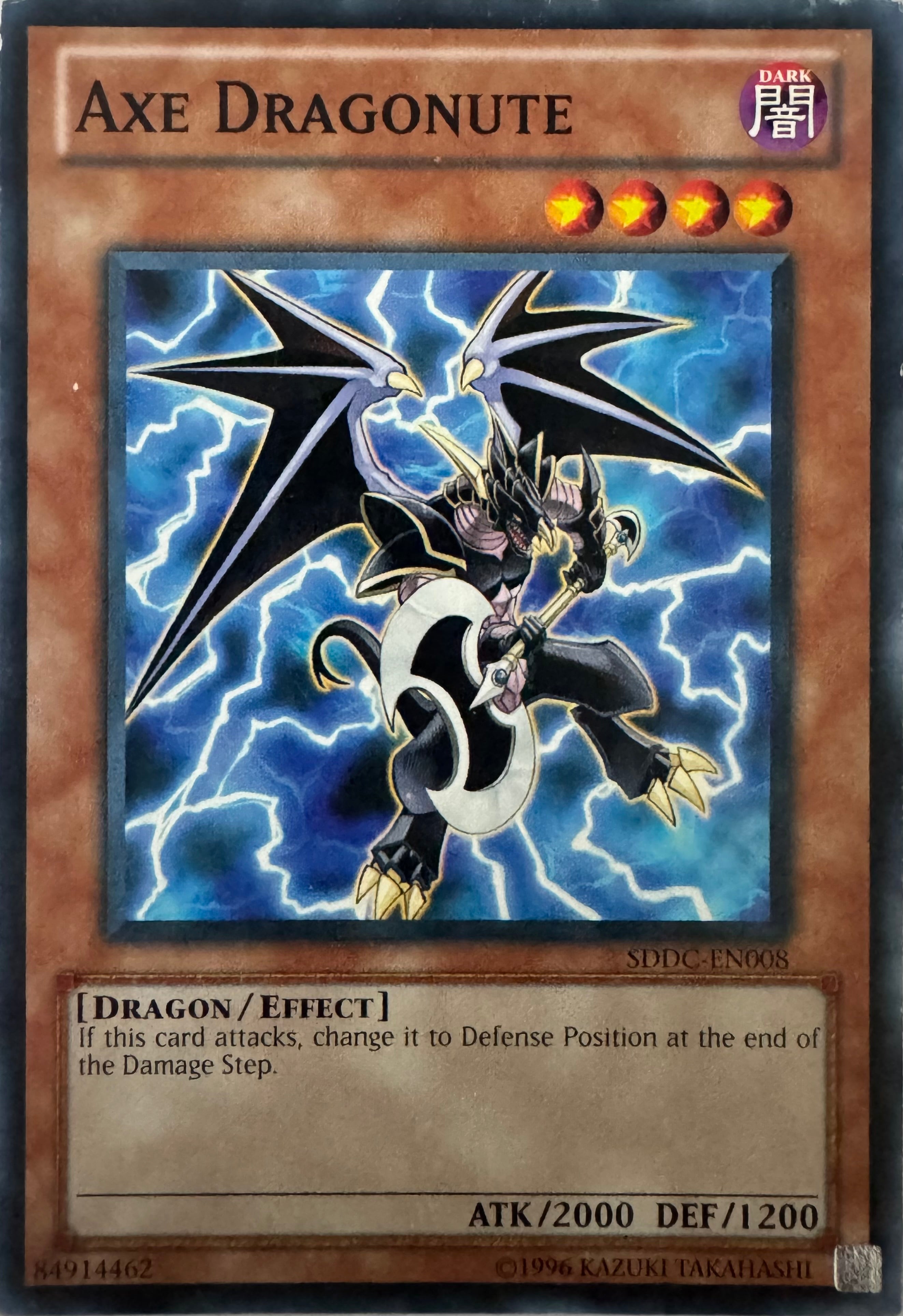 Yugioh! Axe Dragonute Sddc-en008