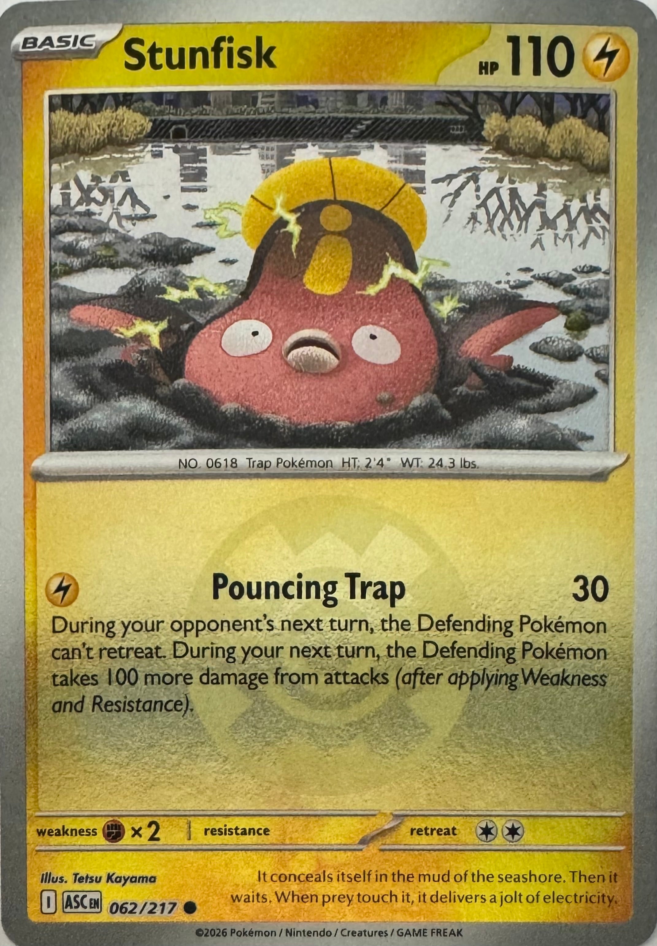 Pokemon Tcg Stunfisk 062/217 (Quick Ball)