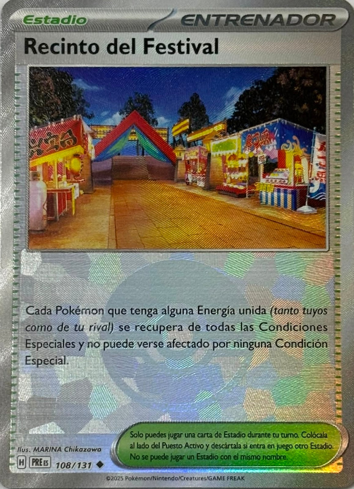 Pokemon Tcg Recinto del Festival 108/131 (Pokeball)