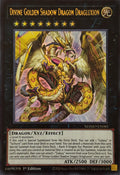 Yugioh! Divine Golden Shadow Dragon Dragluxion Mamo-en085 1st edition Ultra rare