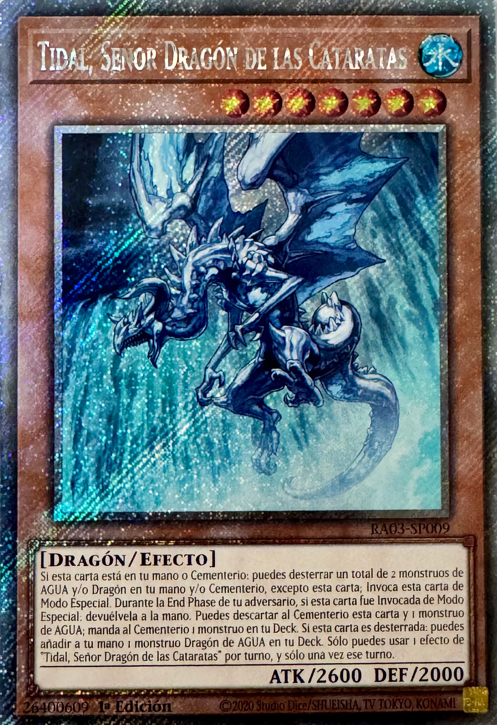 Yugioh! Tidal, El Señor De Las Cataratas Ra03-sp009 Español