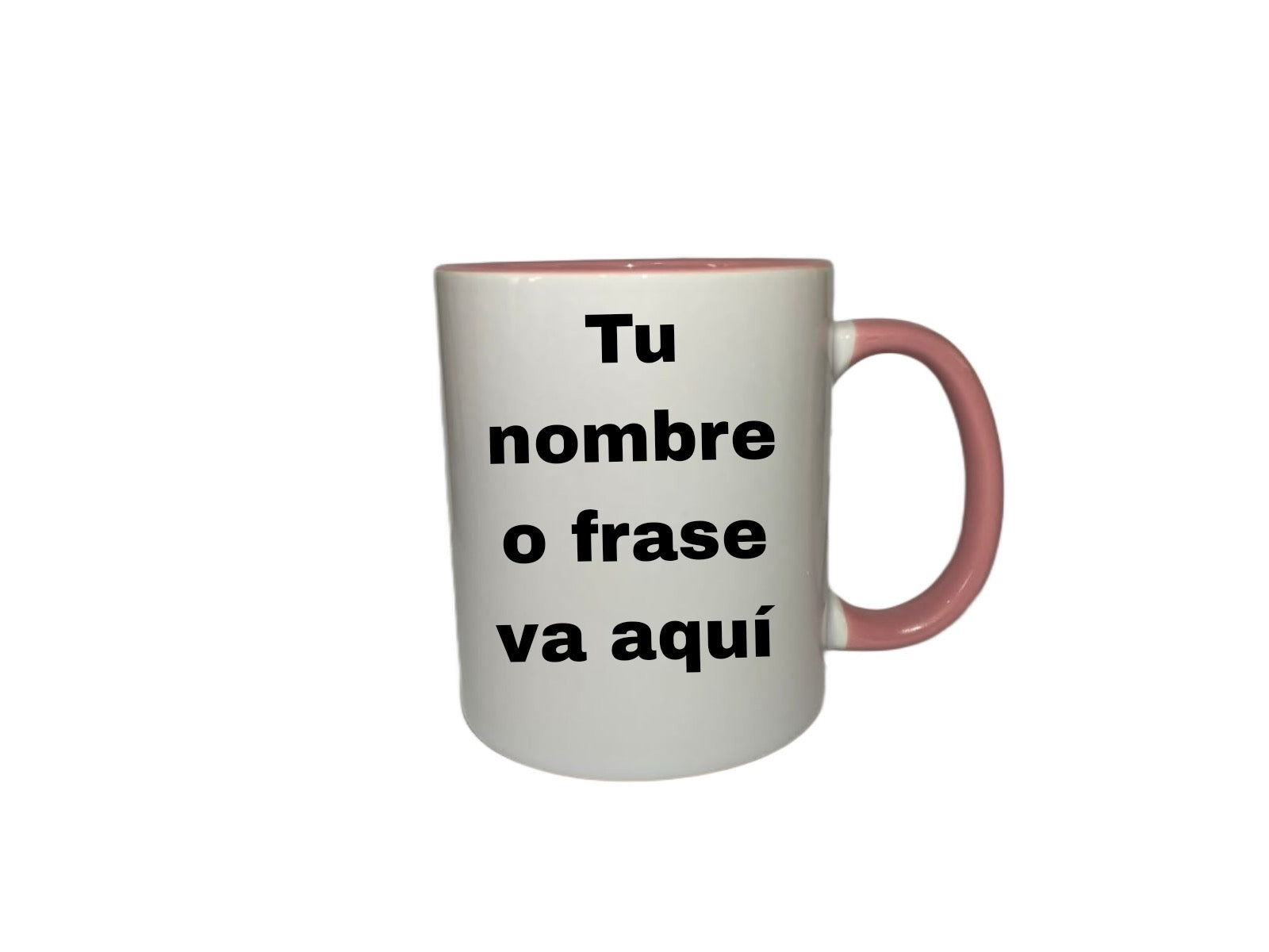 Taza Fondo De Color Rosa El Perro Coraje