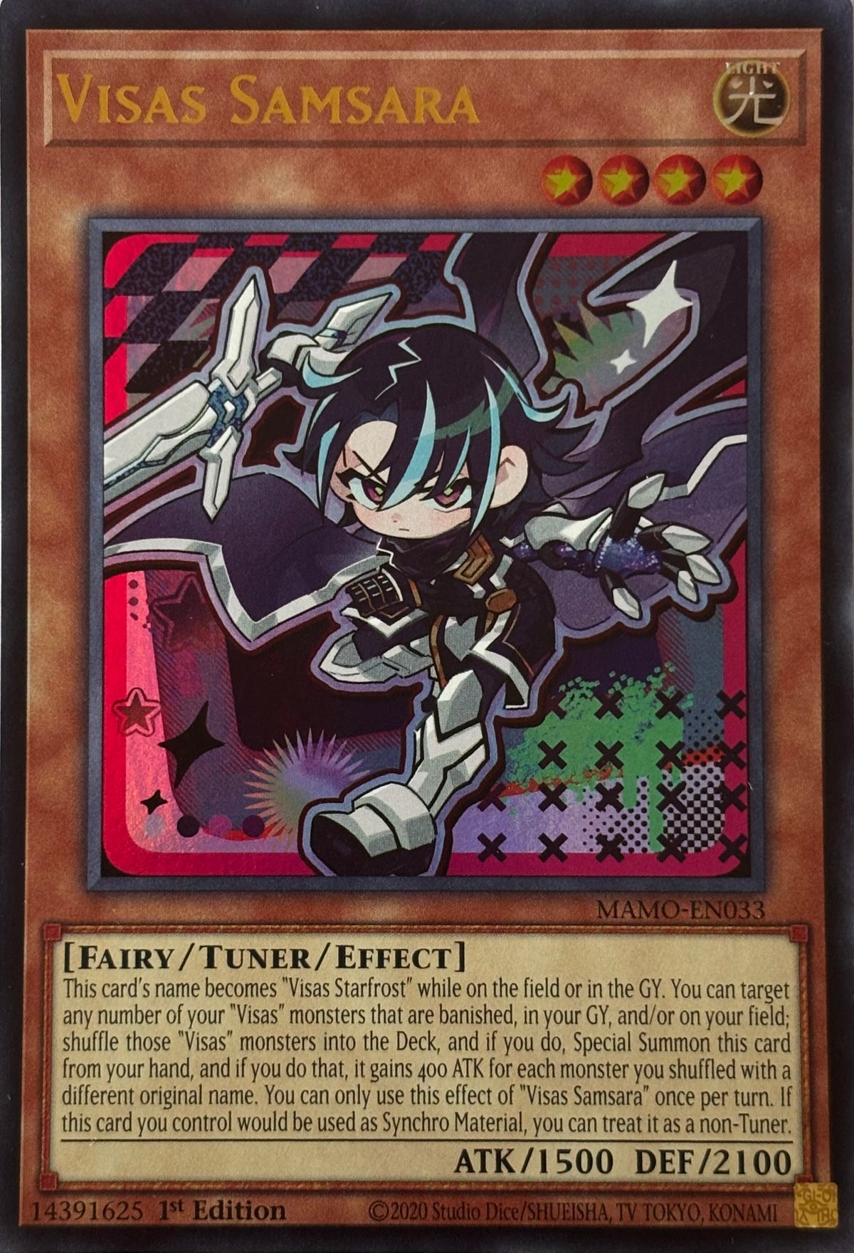 Yugioh! Visas Samsara Mamo-en033 1st edition Ultra rare